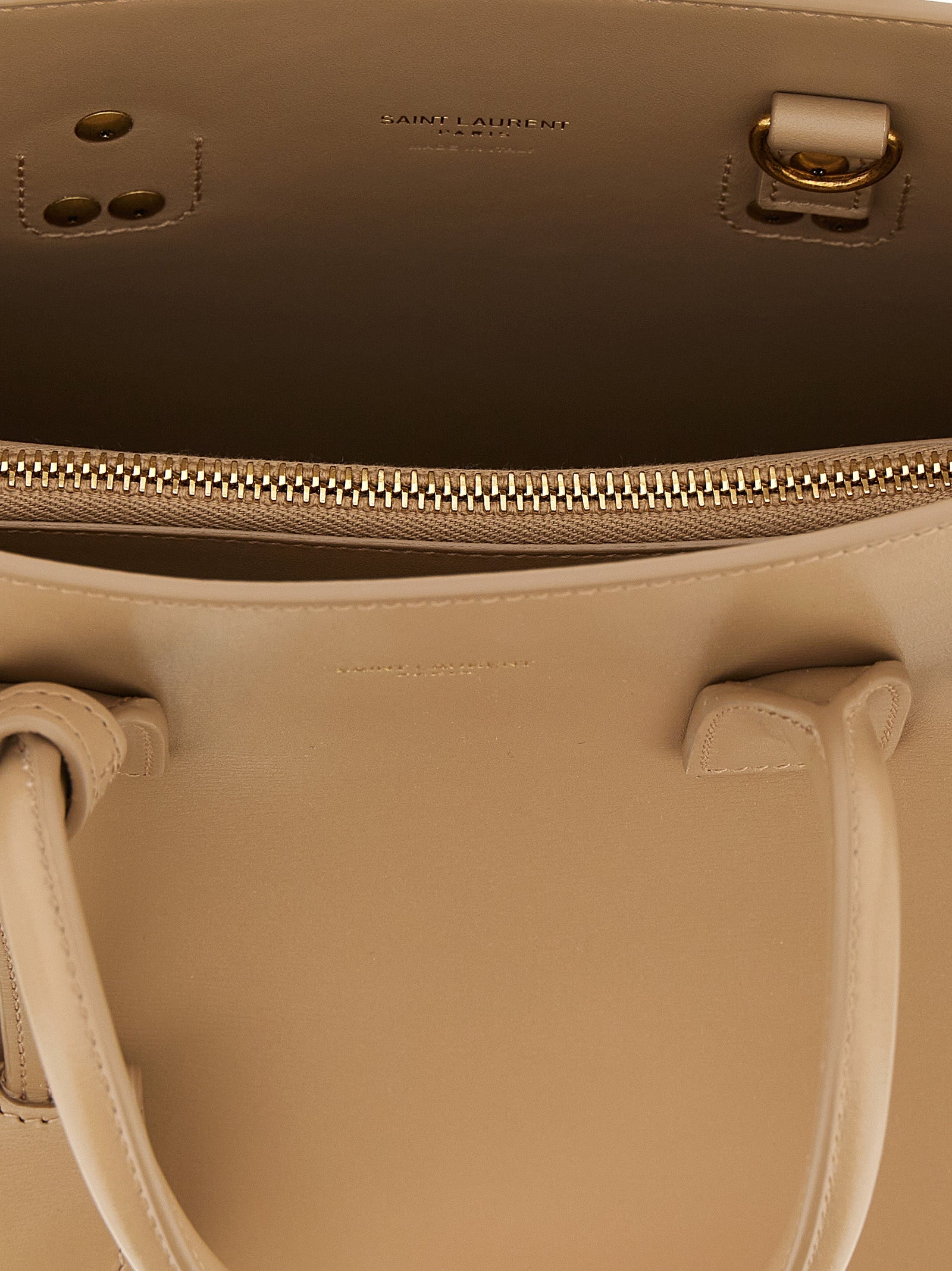 Saint Laurent Sac De Jour Baby - Beige Grained Leather