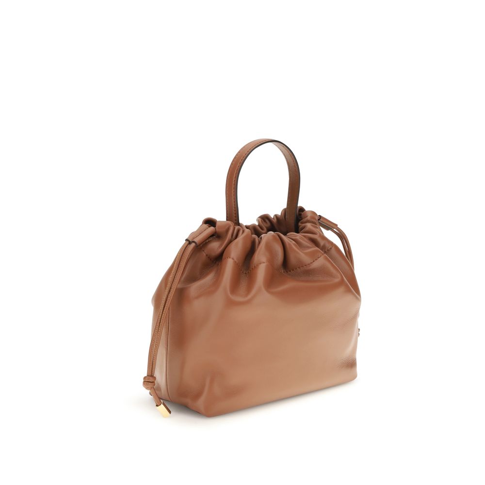 Chloé Icons Small Shoulder Bag with Chain - Tan