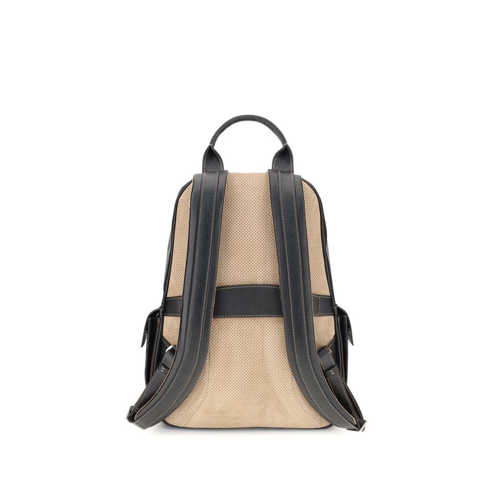 Brunello Cucinelli Travel Backpack - Black Calfskin