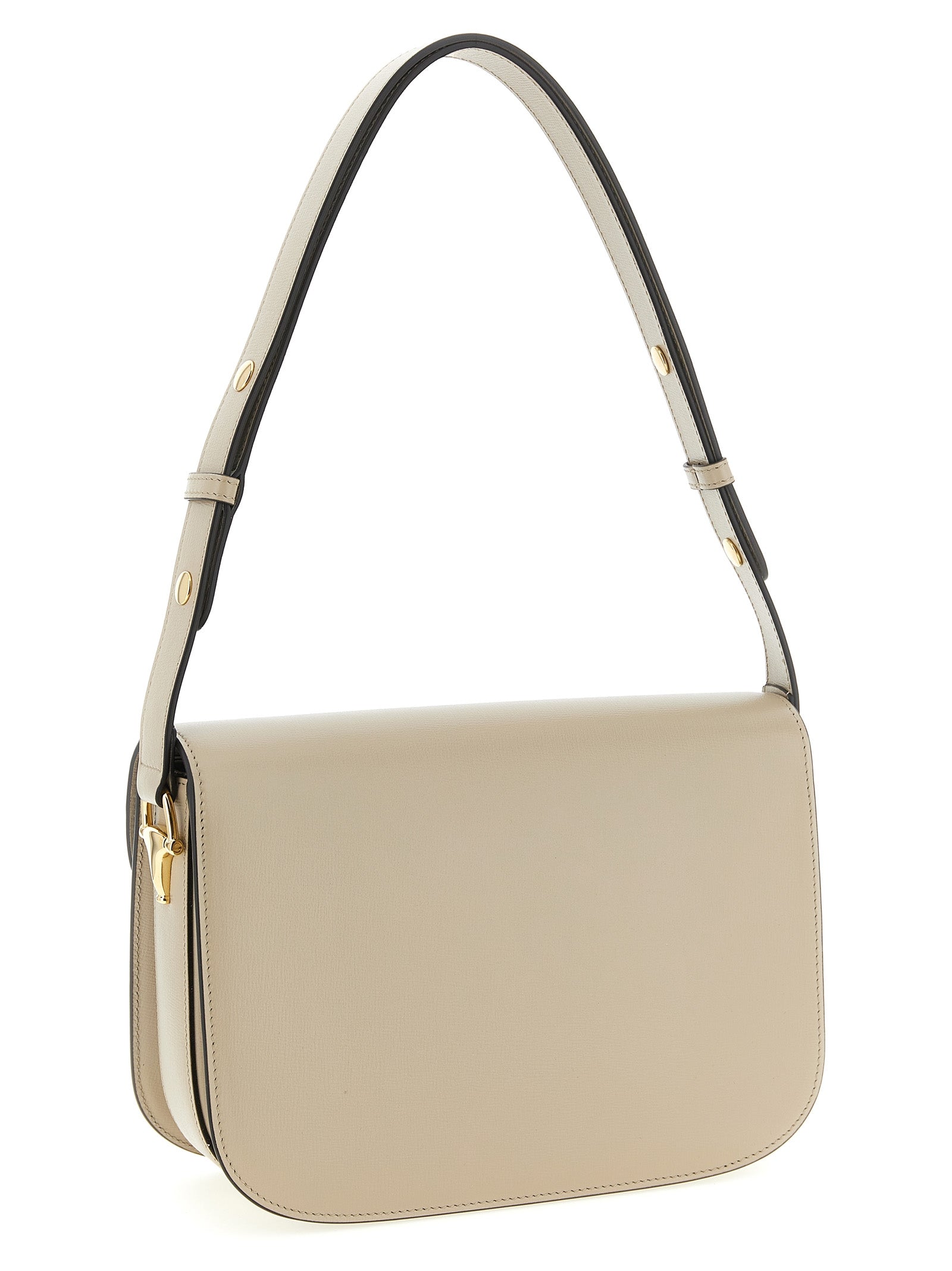 Gucci Horsebit 1955 Medium Shoulder Bag - Beige Leather