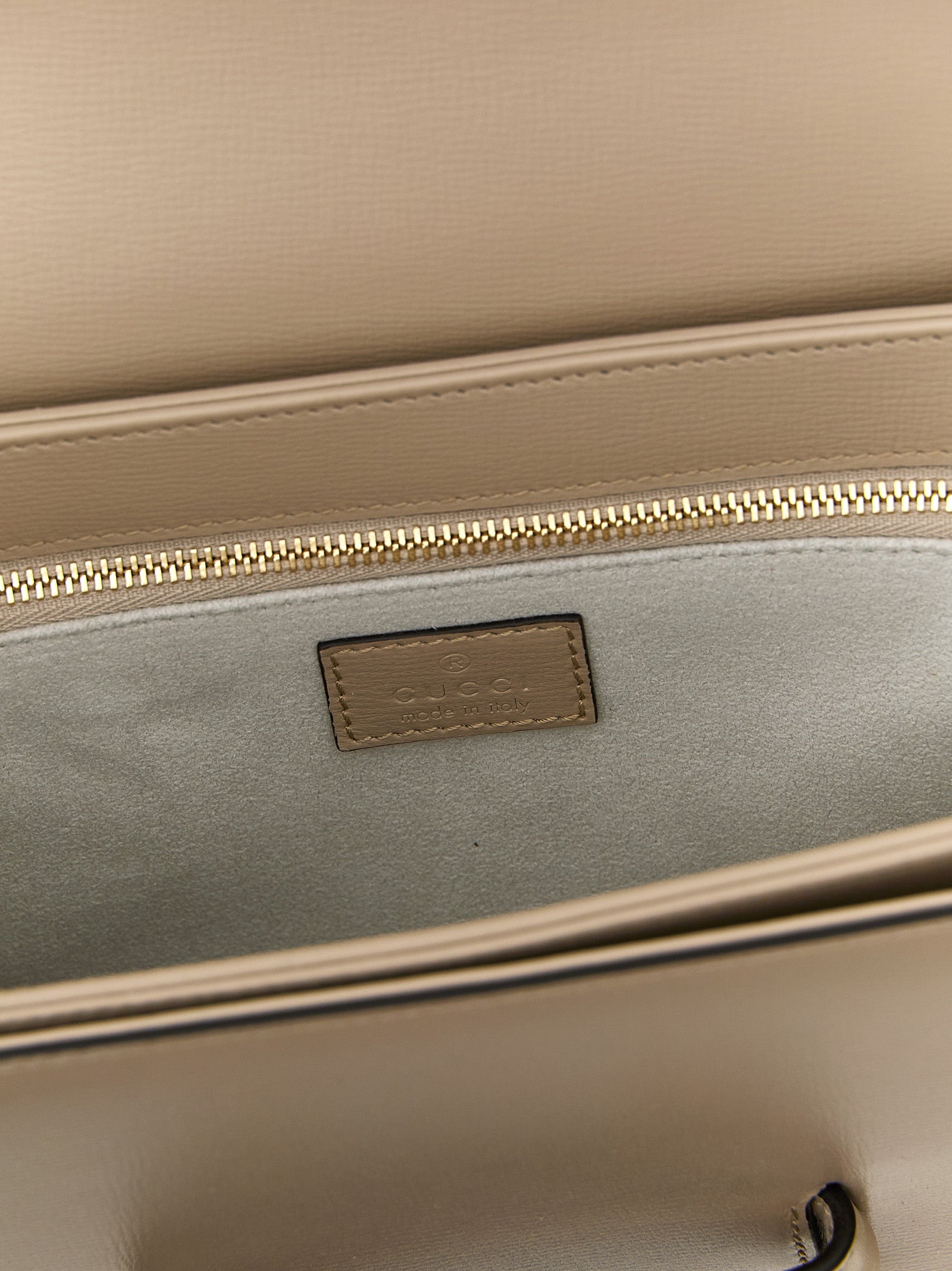 Gucci Horsebit 1955 Medium Shoulder Bag - Beige Leather