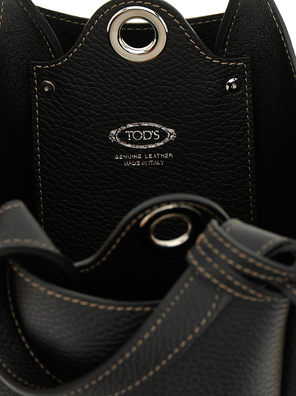 Tod's Bucket Bag Mini - Black Leather