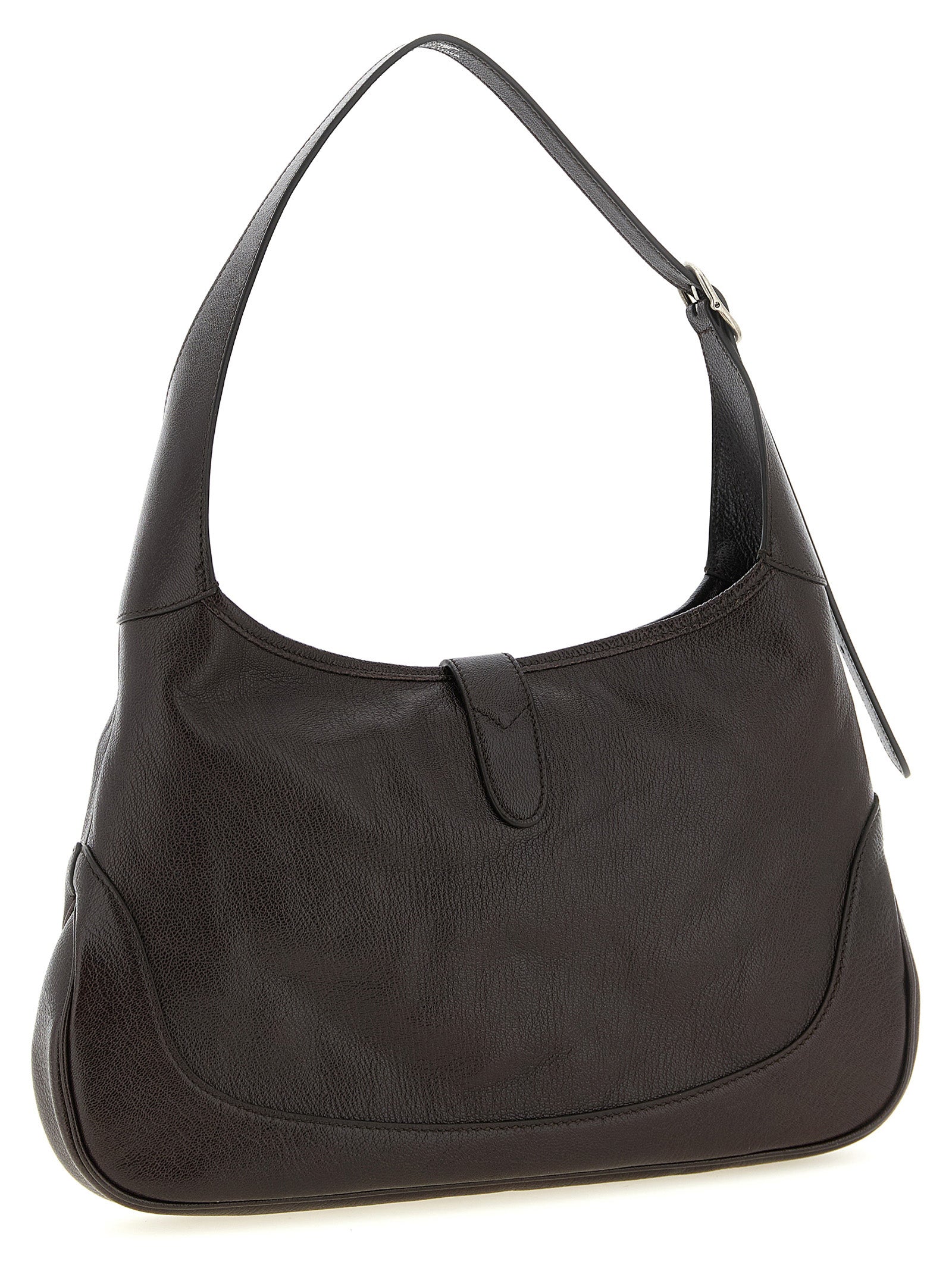 Gucci Jackie 1961 Medium Shoulder Bag - Dark Brown Leather