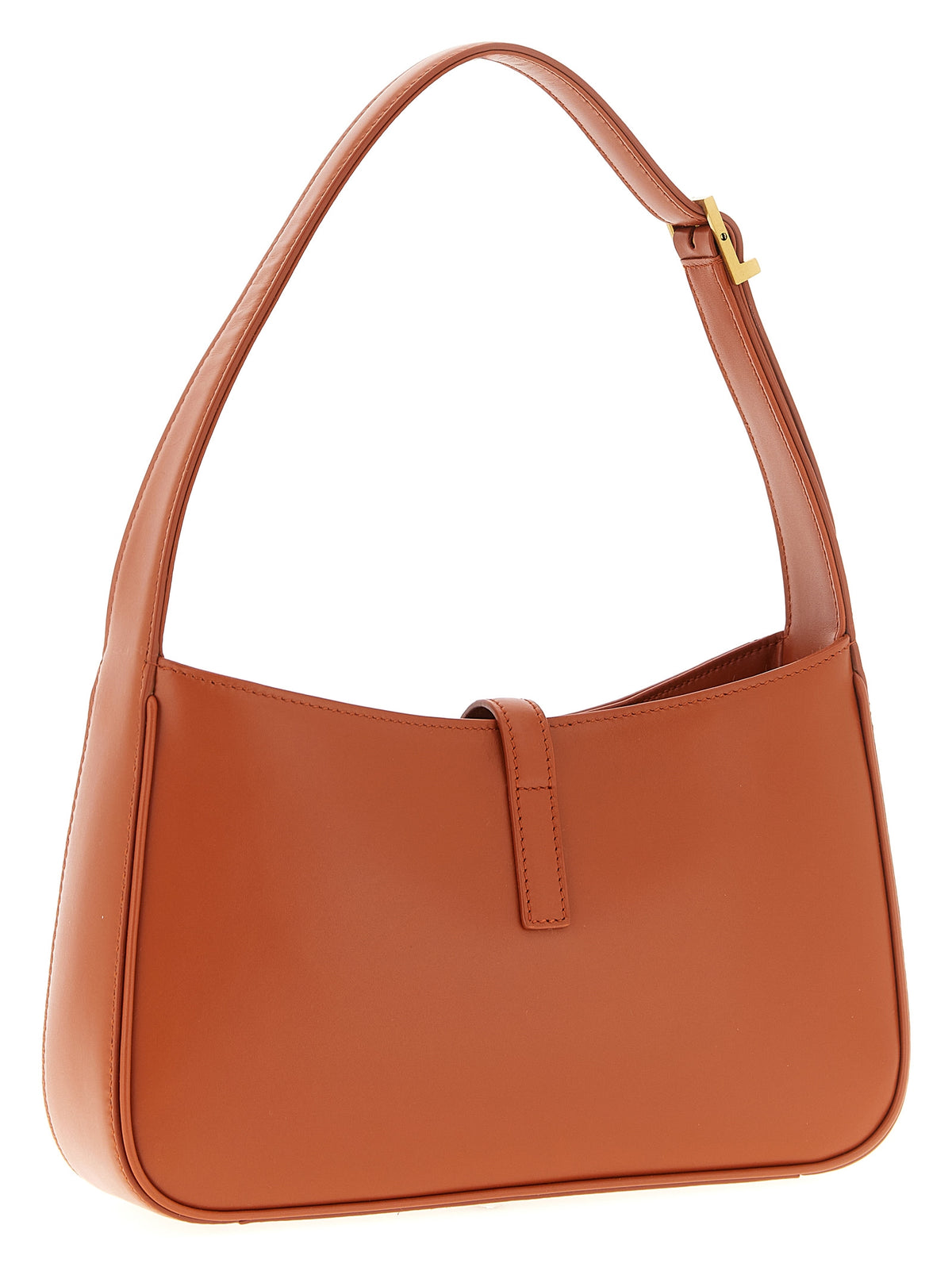 Saint Laurent Le 5 À 7 Leather Bag - Tangerine