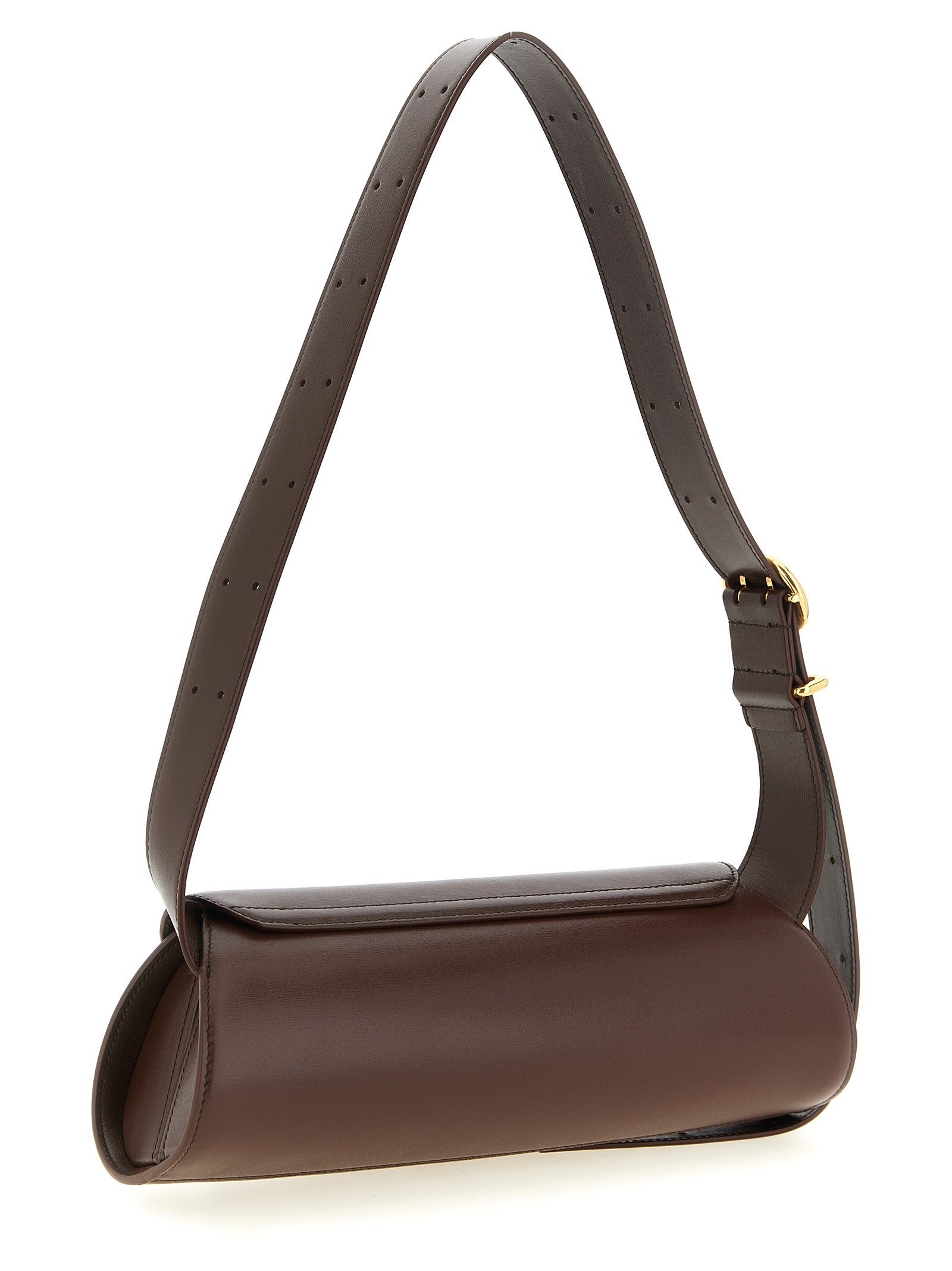 Jil Sander Cannolo Small Handbag - Dark Earth