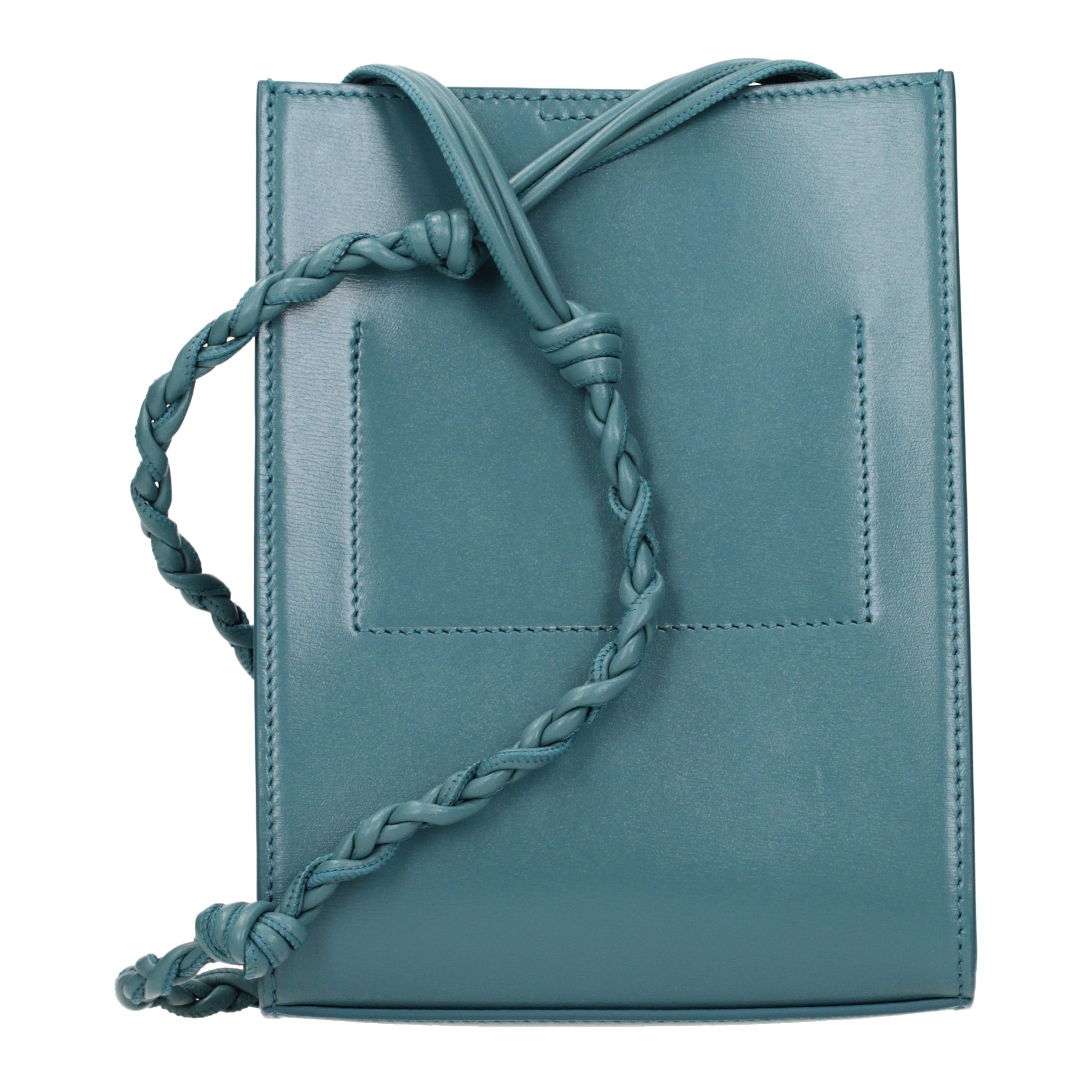 Jil Sander Tangle Small Shoulder Bag - Blue Lagoon