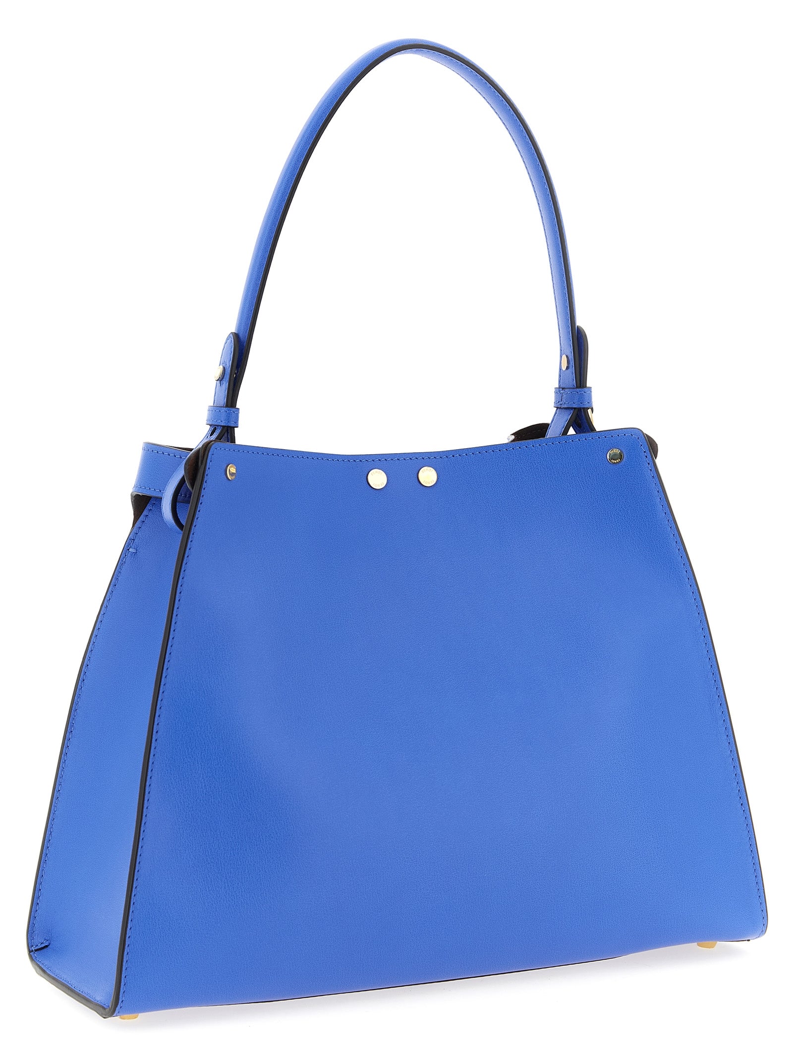 Fendi Way Medium - Coastal Sky Blue Leather and Cappuccino Suede