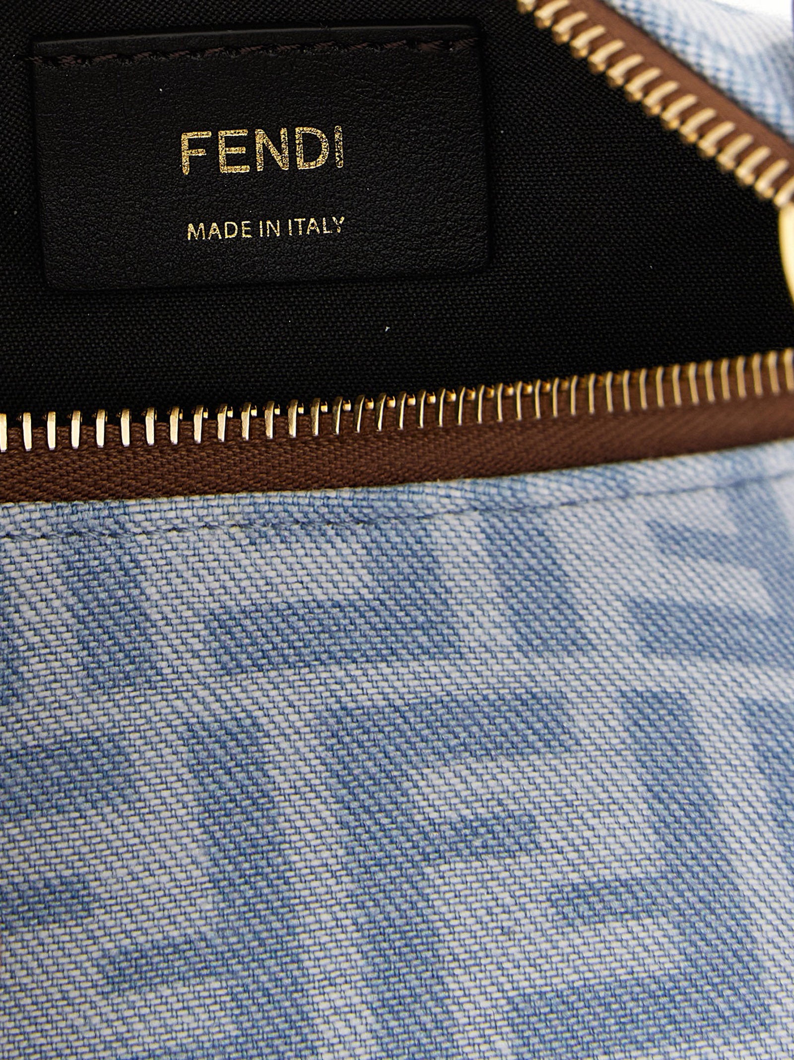 Fendi Fendigraphy Mini - Light Blue FF Jacquard