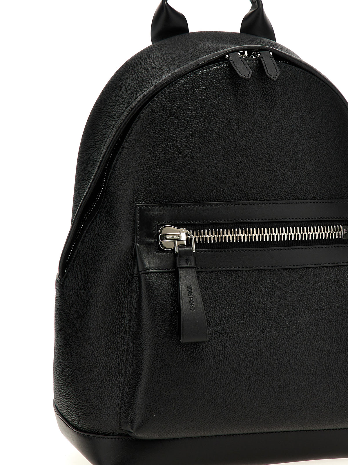 Tom Ford Buckley Backpack - Black Grain Leather