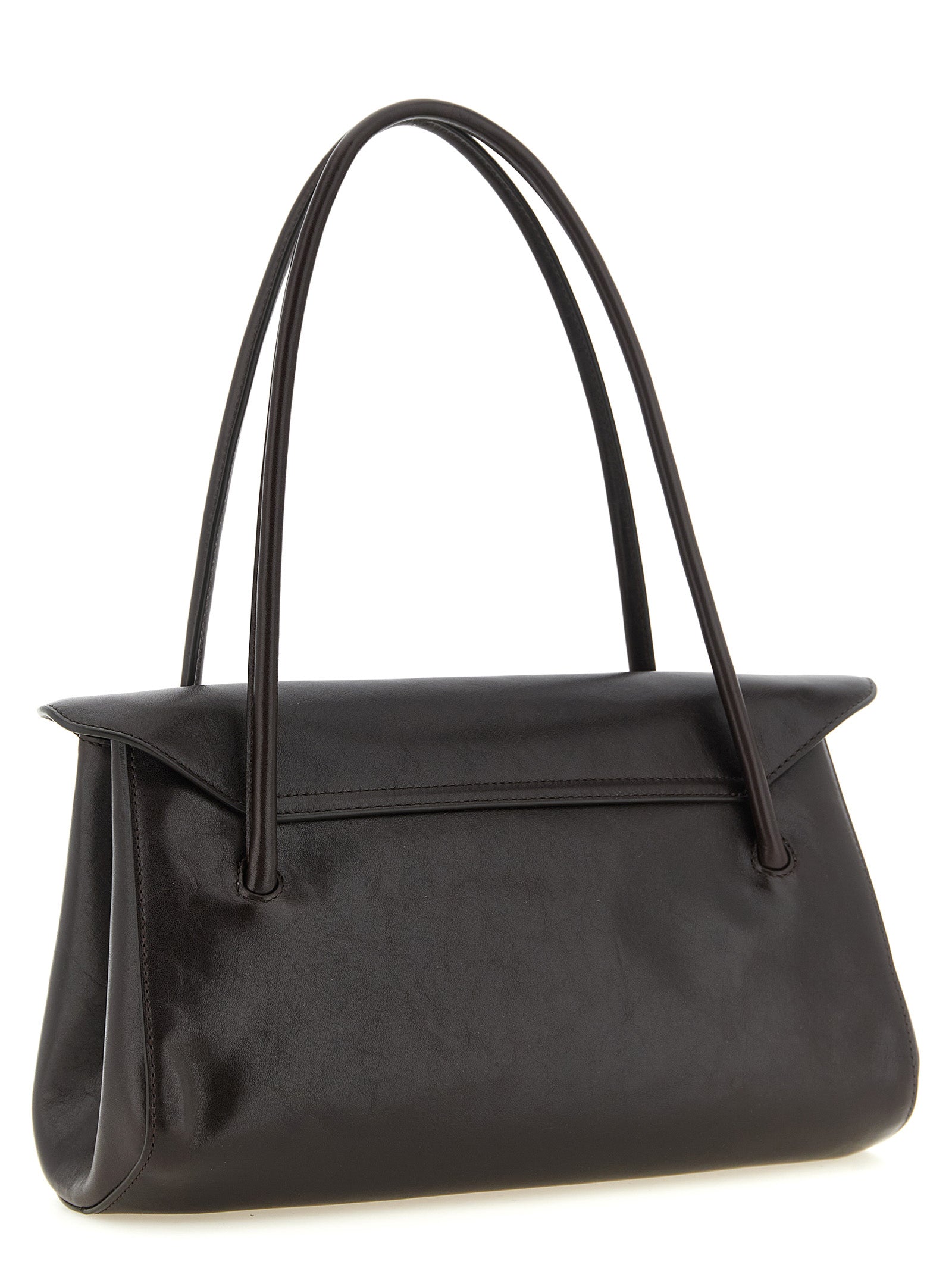 Marni East West Shoulder Bag - Dark Brown