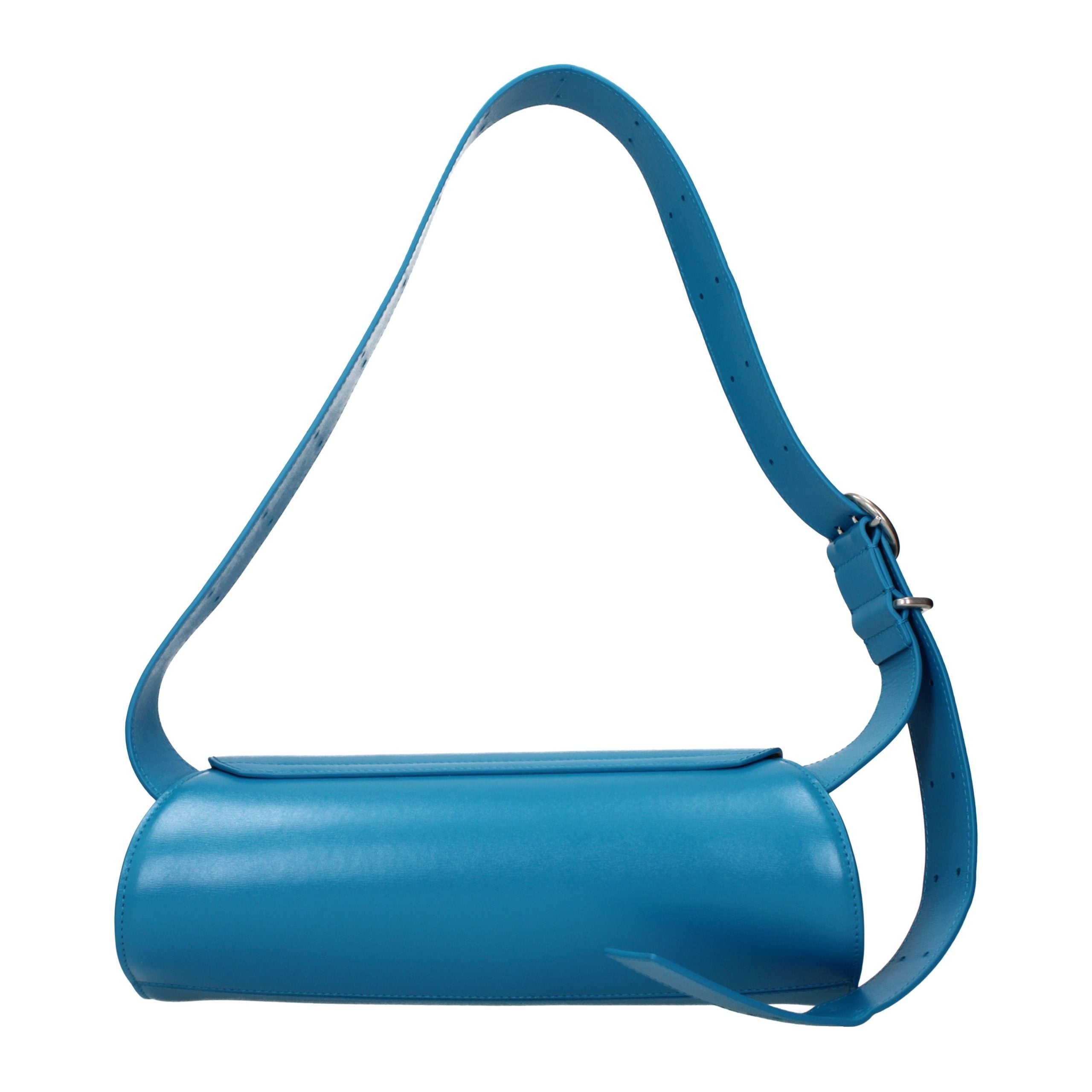 Jil Sander Cannolo Small Handbag - Blue Lagoon