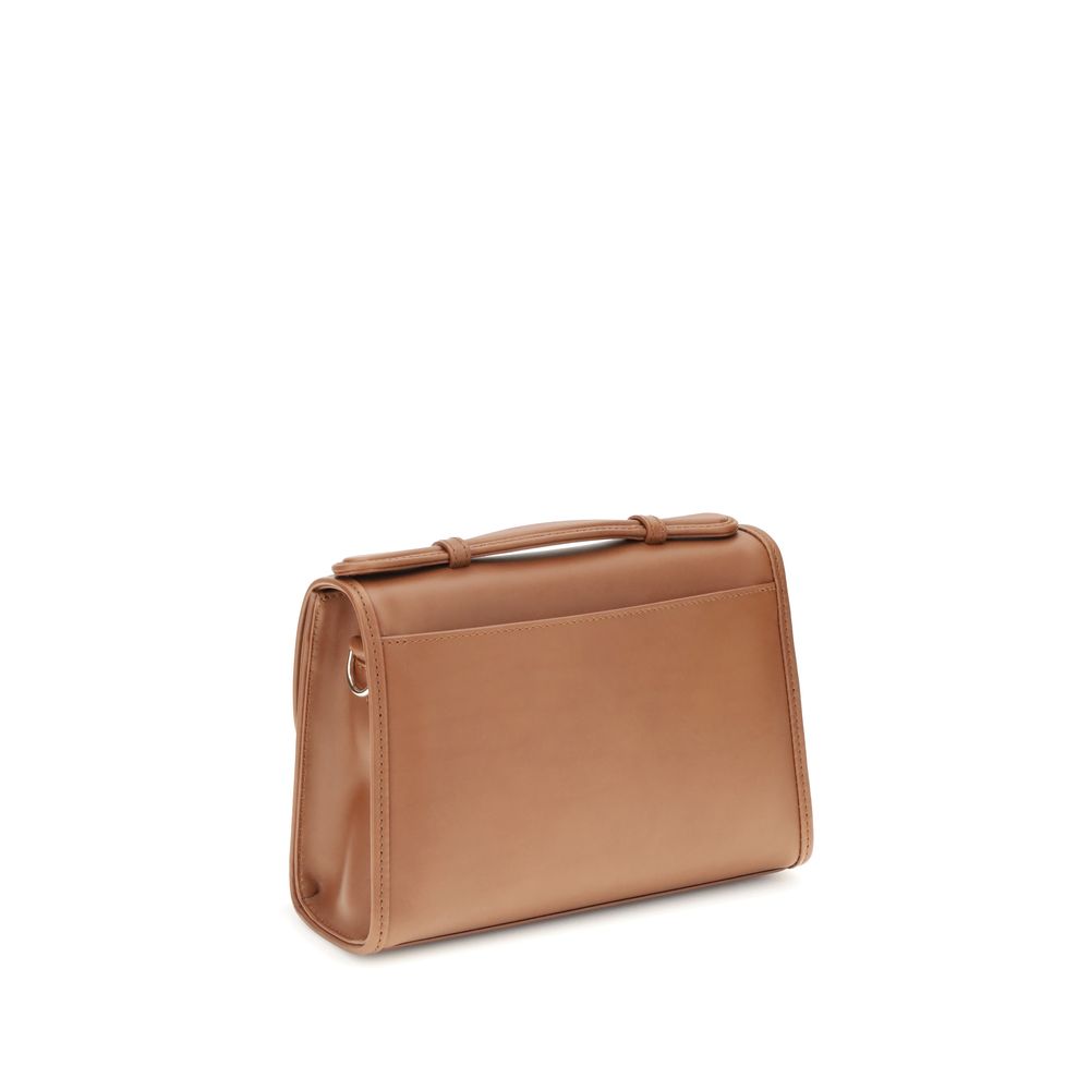 Gabriela Hearst Leonora Small Flap Bag - Cognac Nappa Leather