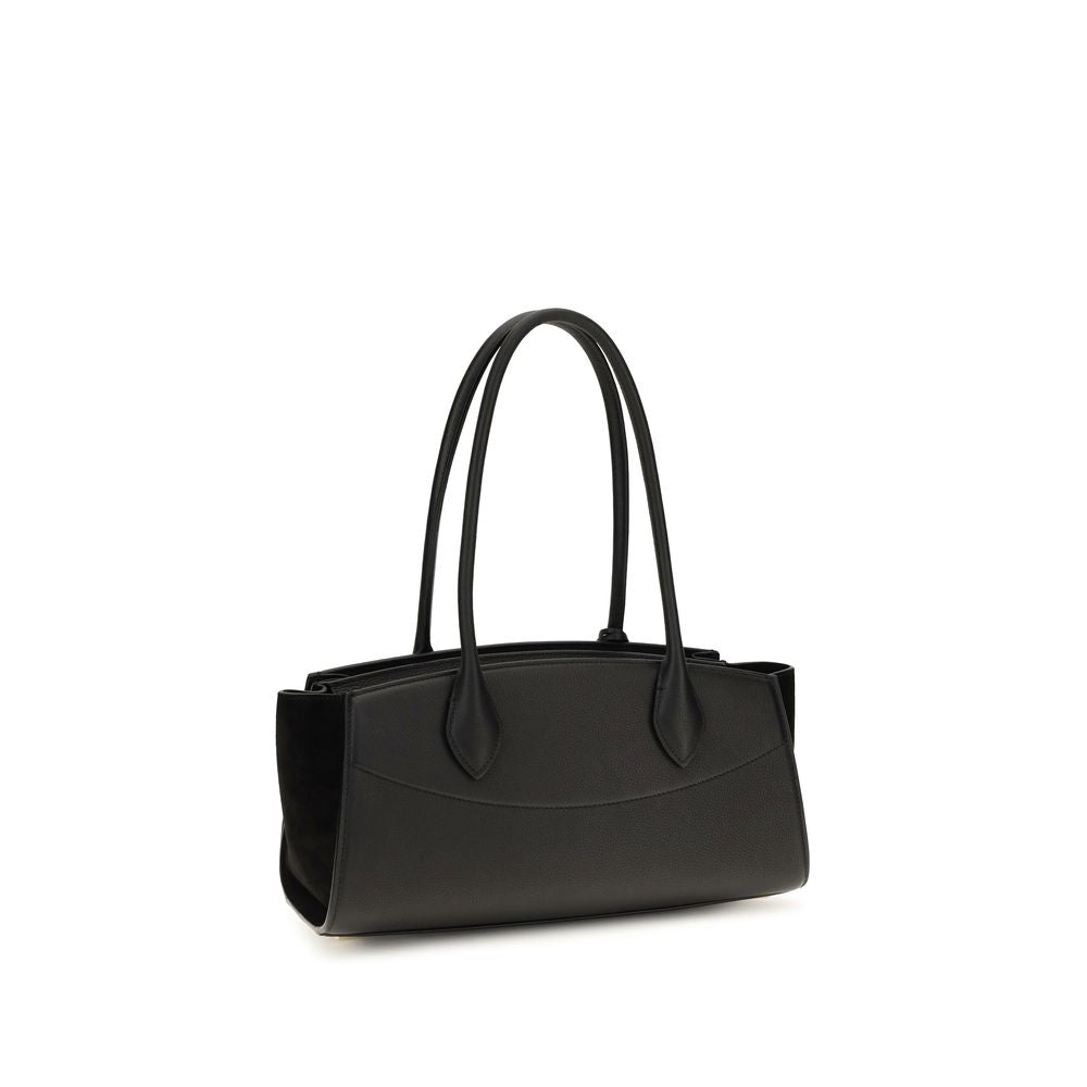 Ferragamo New Studio Soft East West Bag - Black