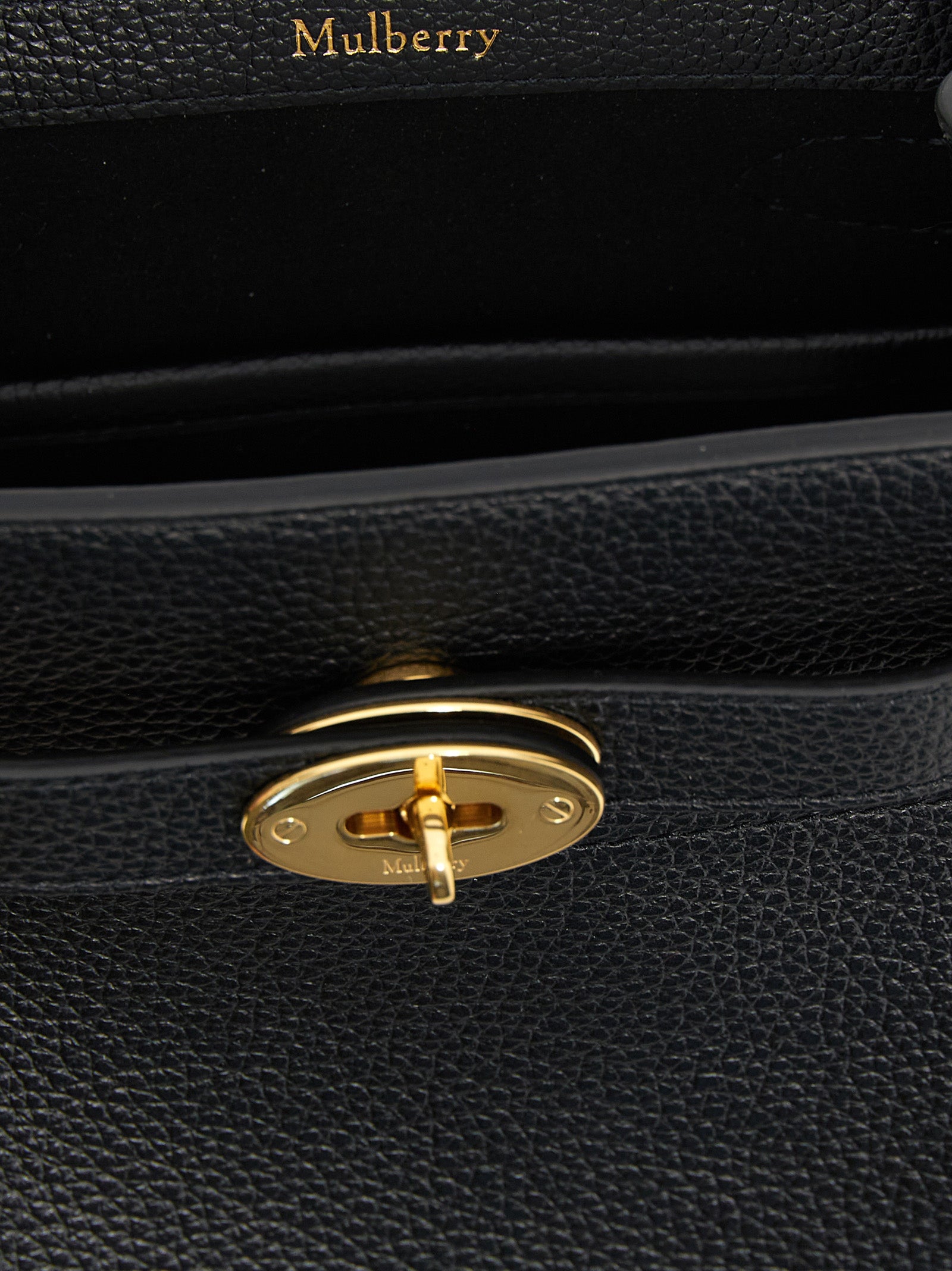 Mulberry Islington Small Bucket Bag - Black Classic Grain