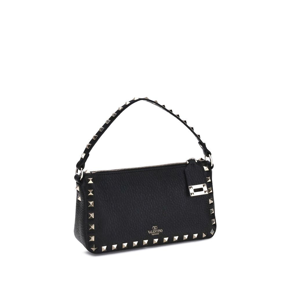 Valentino Garavani Rockstud Small Crossbody Bag - Black Grained Leather