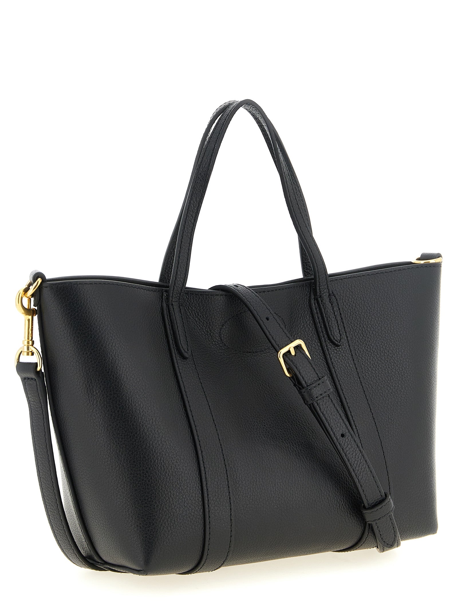 Mulberry Bayswater Mini Tote Bag - Black Classic Grain