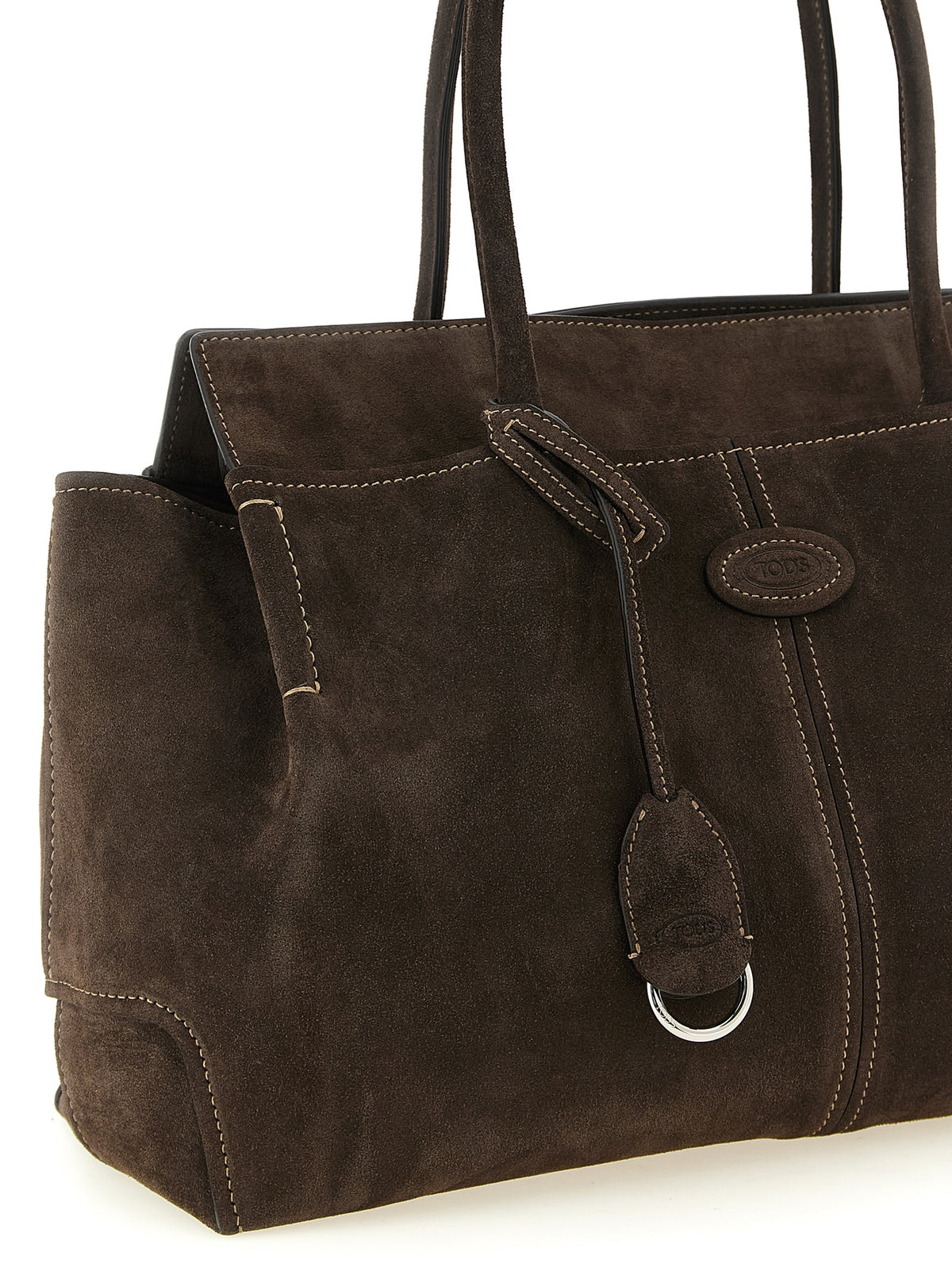 Tod's Shopping Bag Medium - Brown Suede