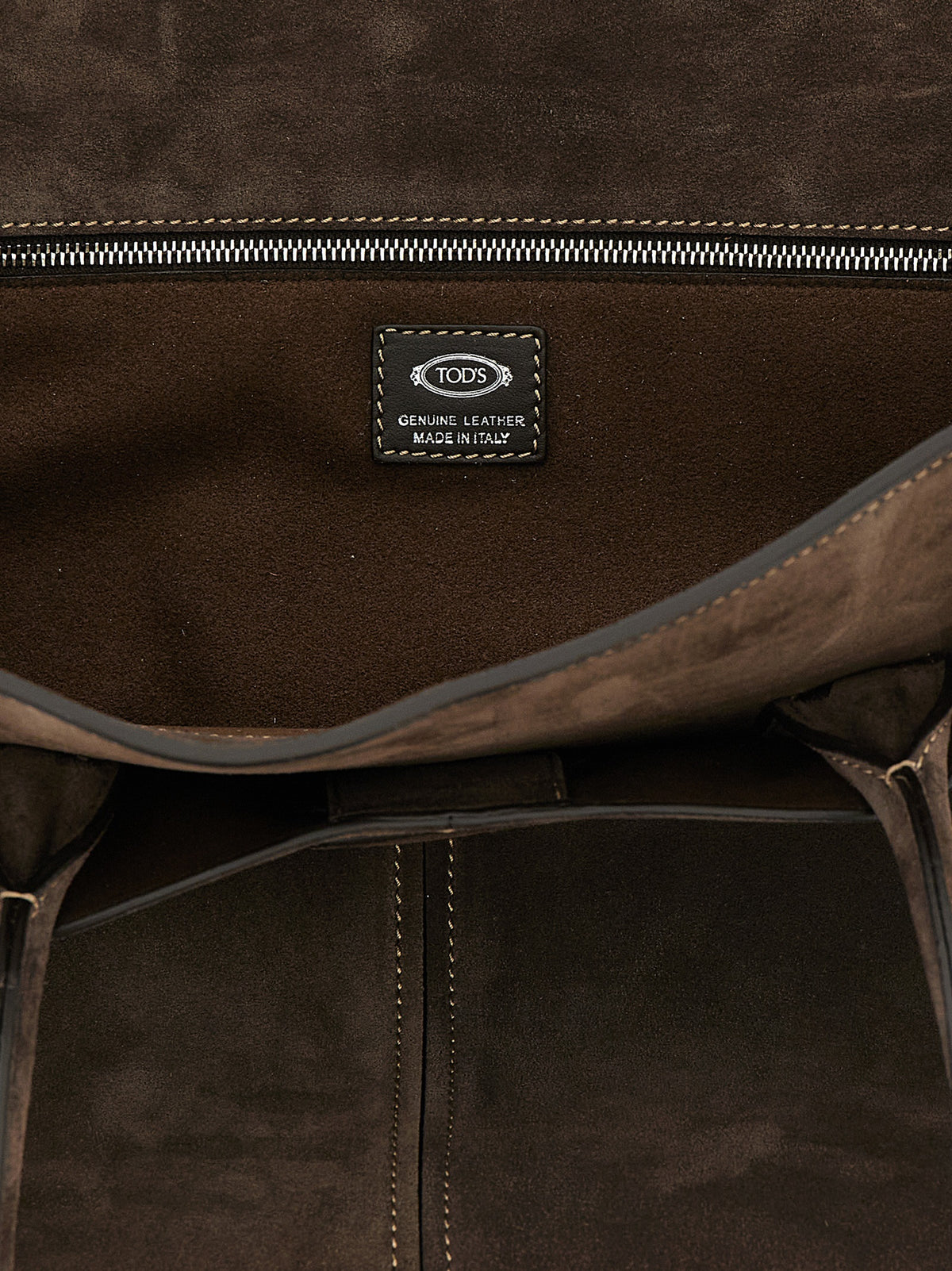 Tod's Shopping Bag Medium - Brown Suede