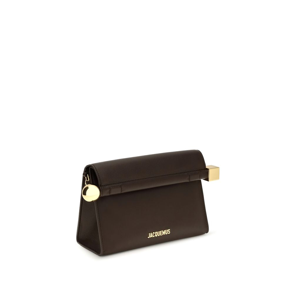 Jacquemus Le Rond Carré Bag - Midnight Brown