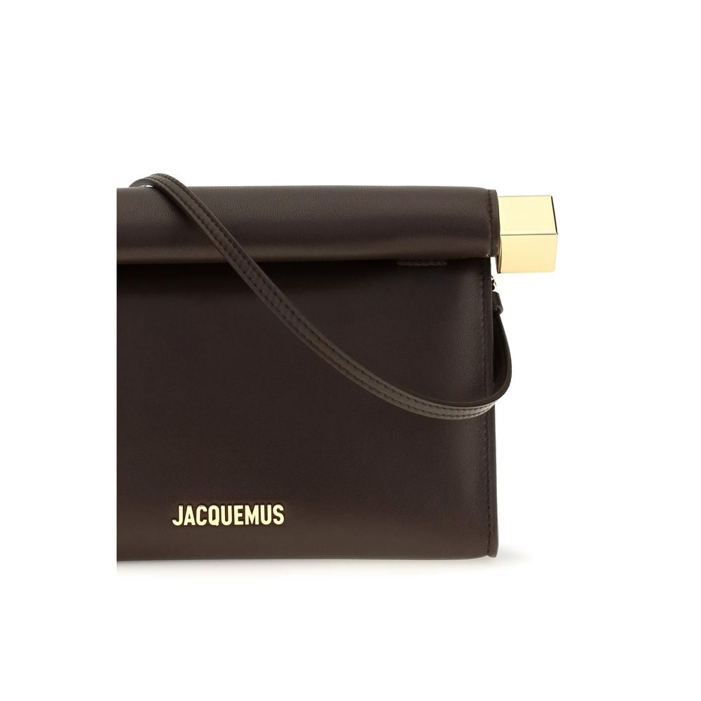 Jacquemus Le Rond Carré Bag - Midnight Brown