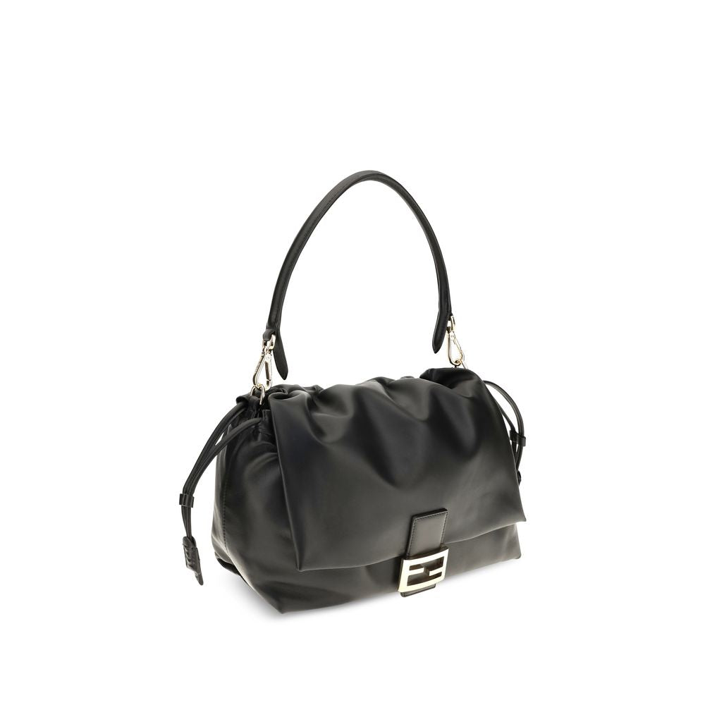 Fendi Baguette® Soft Large Shoulder Bag - Black Nappa Leather