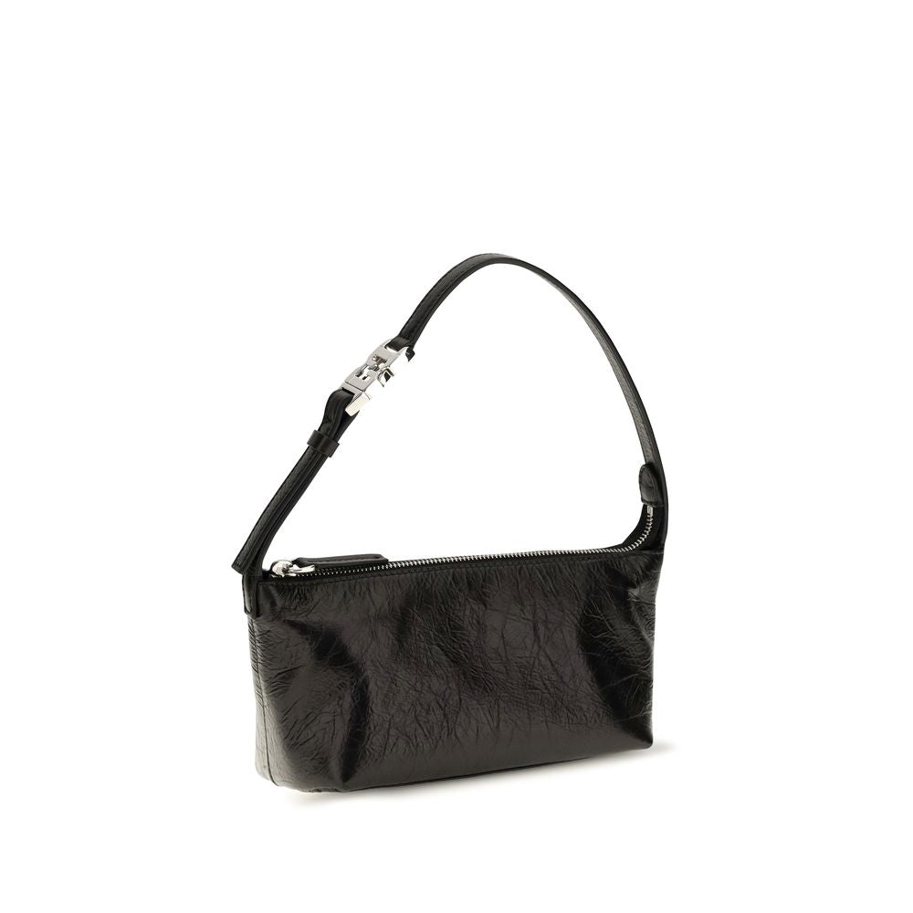 Fendi Vanity Pouch Small - Crackled Black Leather Bag