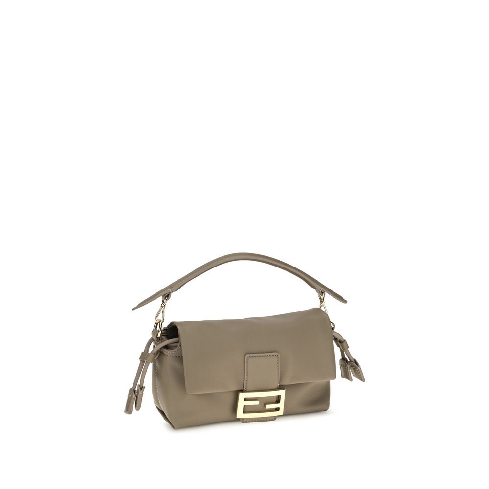 Fendi Baguette® Soft Small Shoulder Bag - Dove Grey Nappa Leather