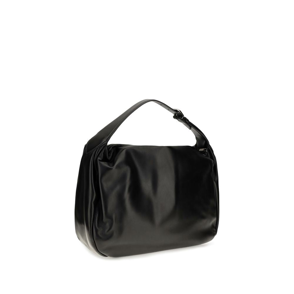 Brunello Cucinelli Boule Hobo Bag - Black Nappa Leather