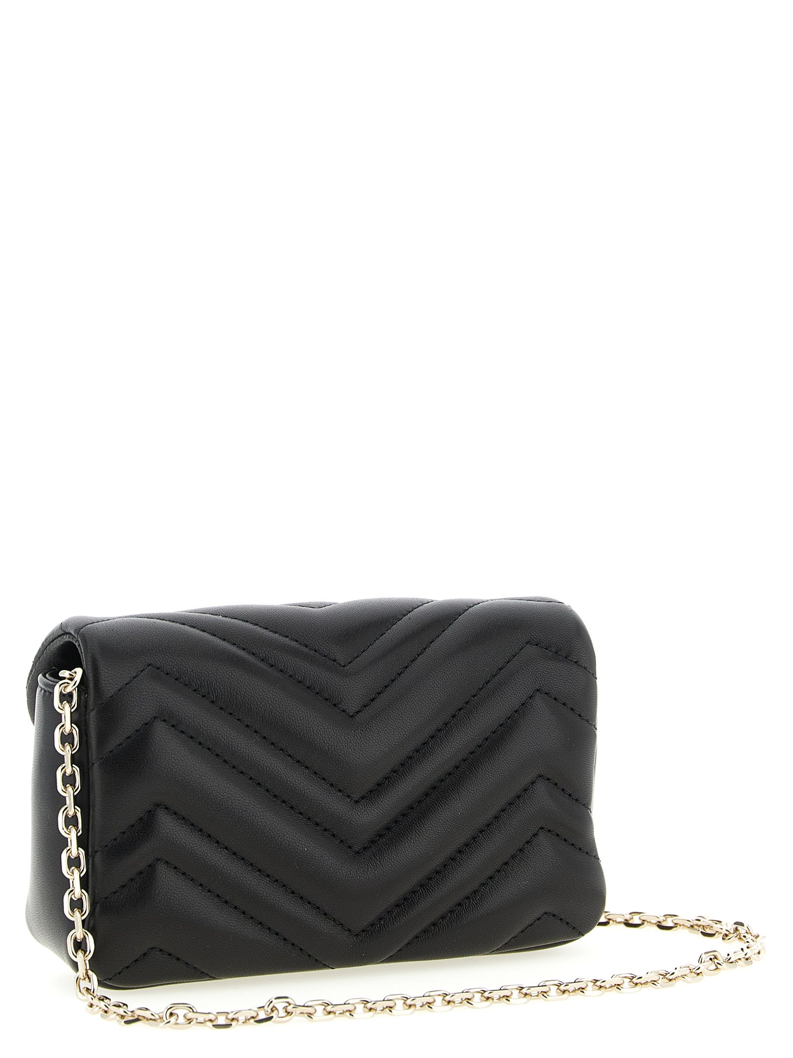 Gucci GG Marmont Mini Shoulder Bag - Black Leather