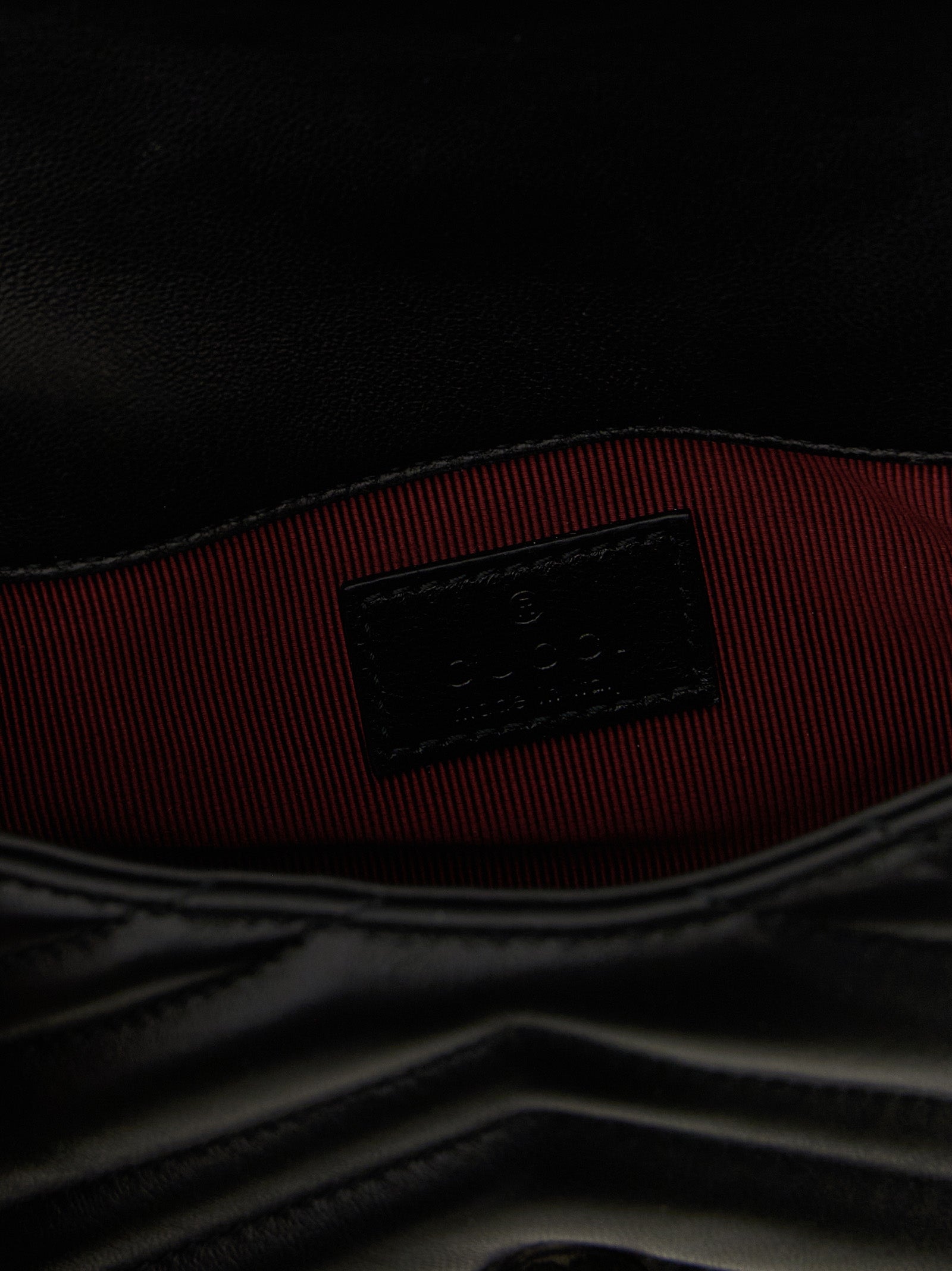 Gucci GG Marmont Mini Shoulder Bag - Black Leather