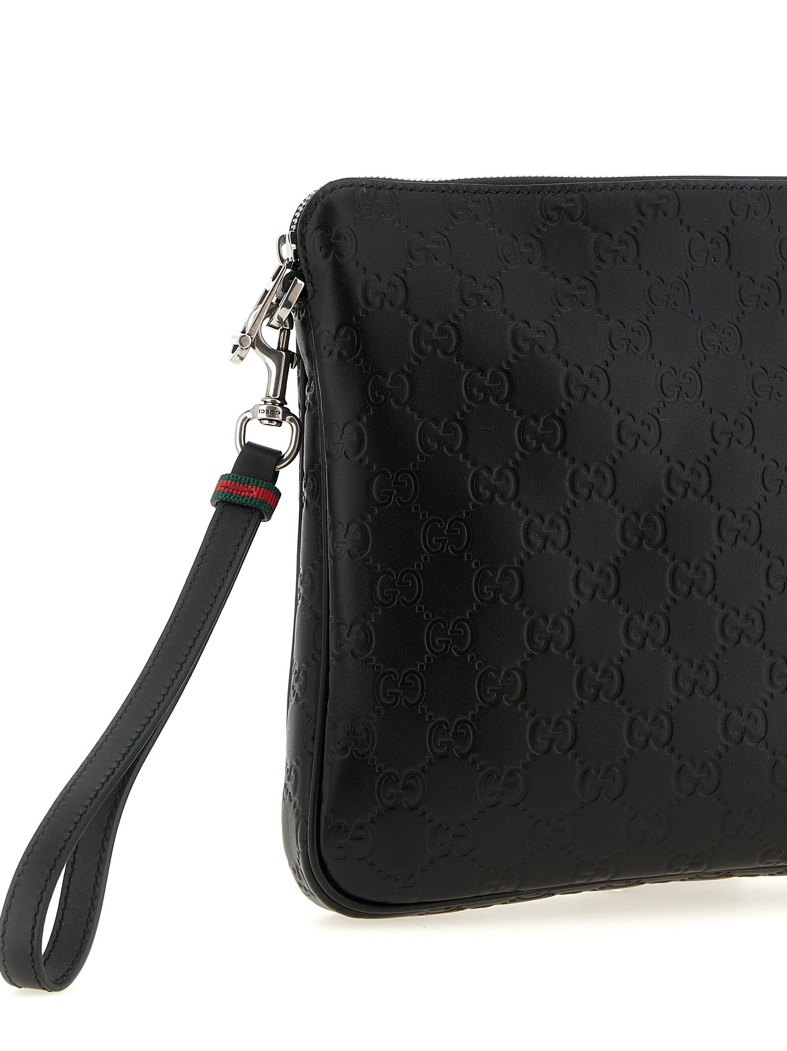 Gucci GG Emblem Medium Crossbody Bag - Black