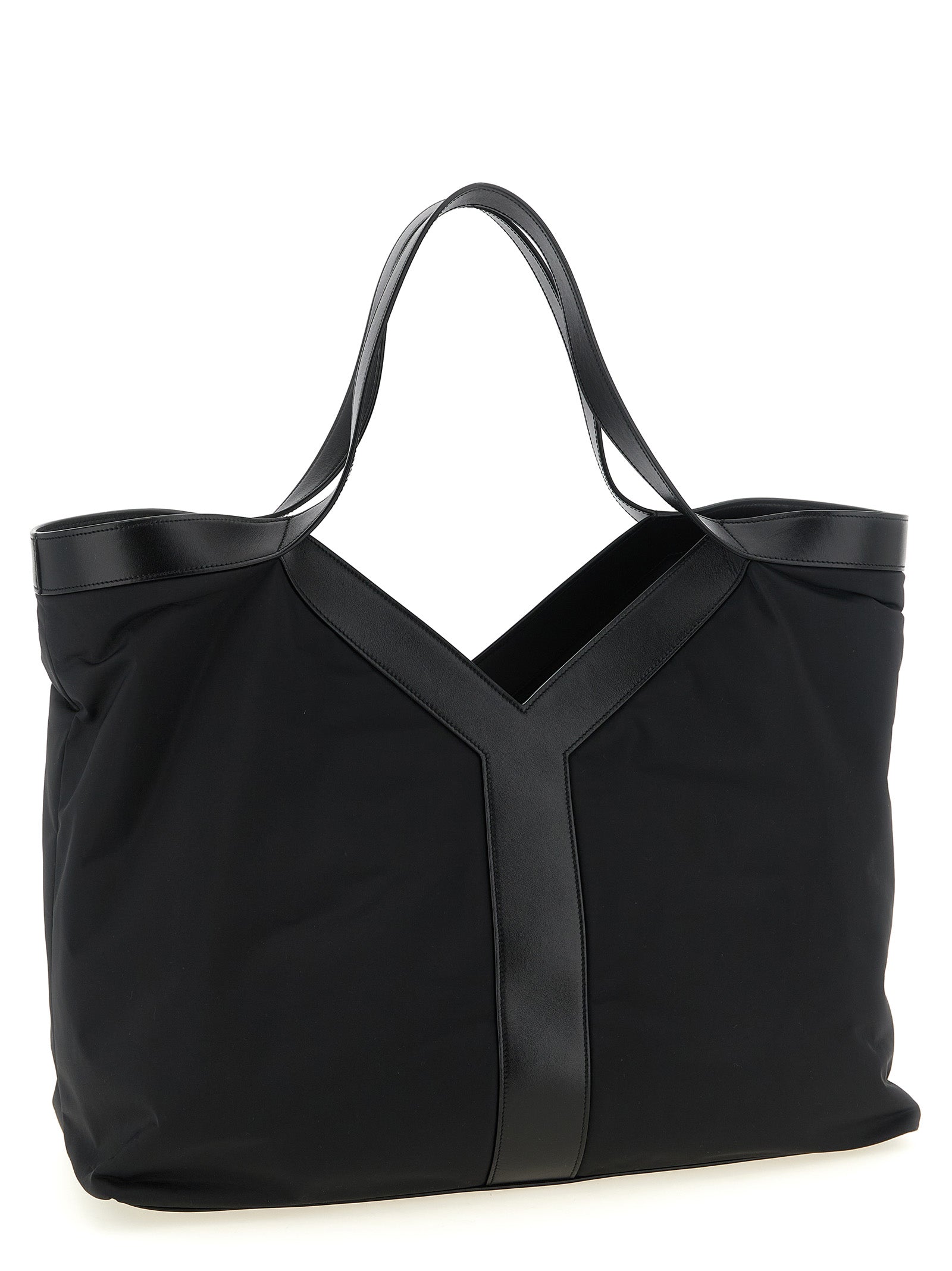 Saint Laurent Y Large Tote - Black Nylon