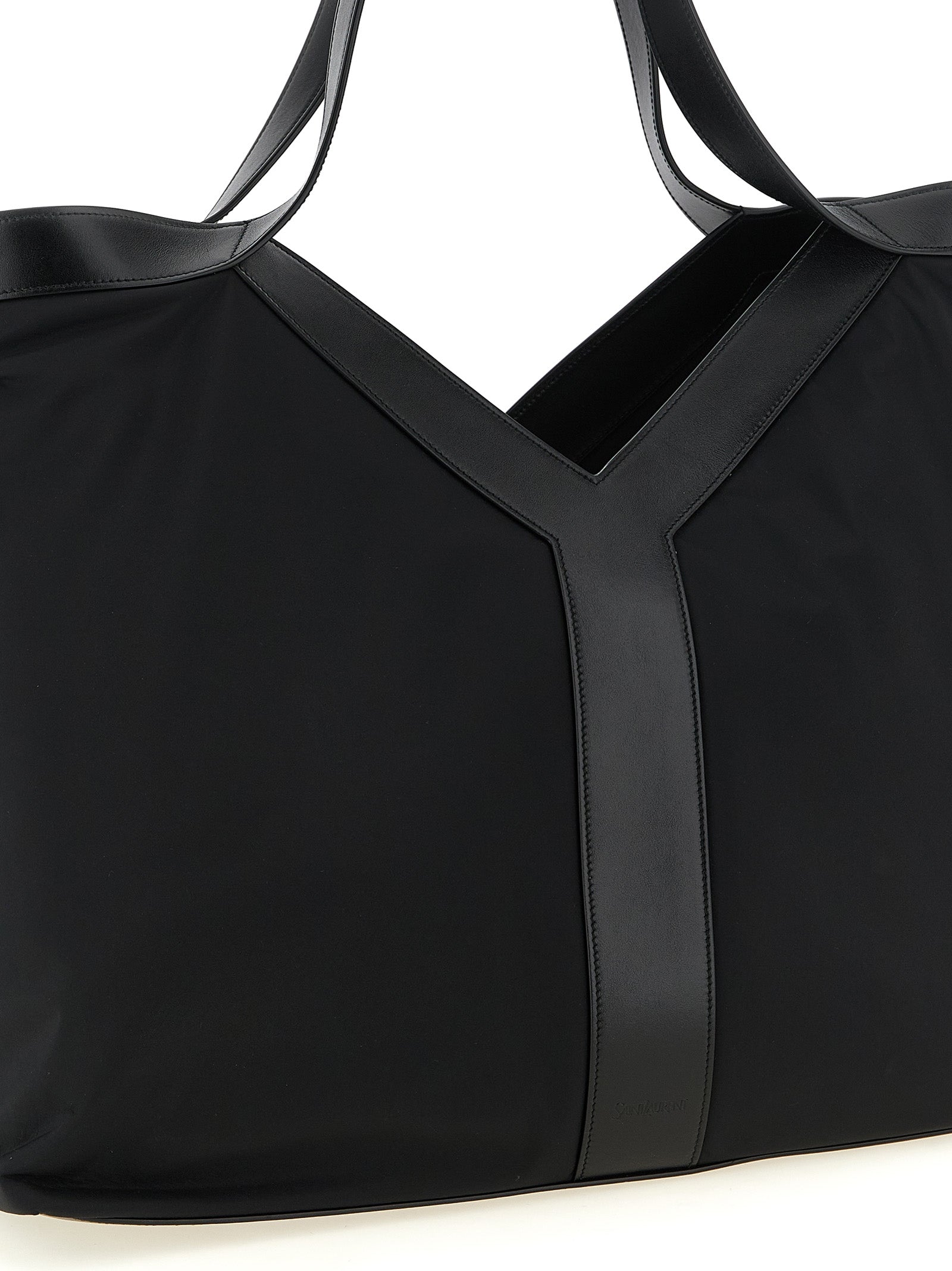 Saint Laurent Y Large Tote - Black Nylon