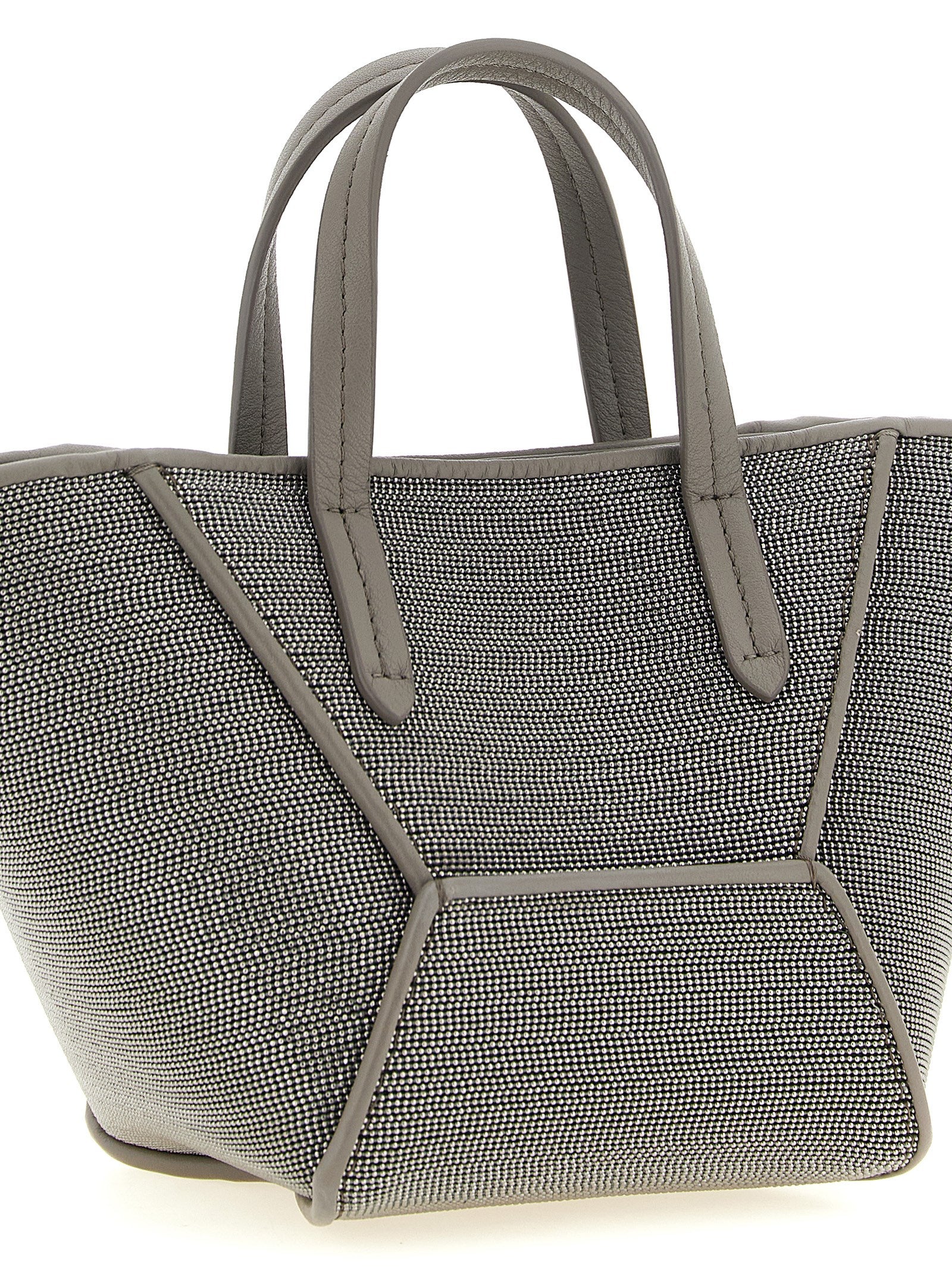 Brunello Cucinelli BC Duo Precious Mini Bag - Grey