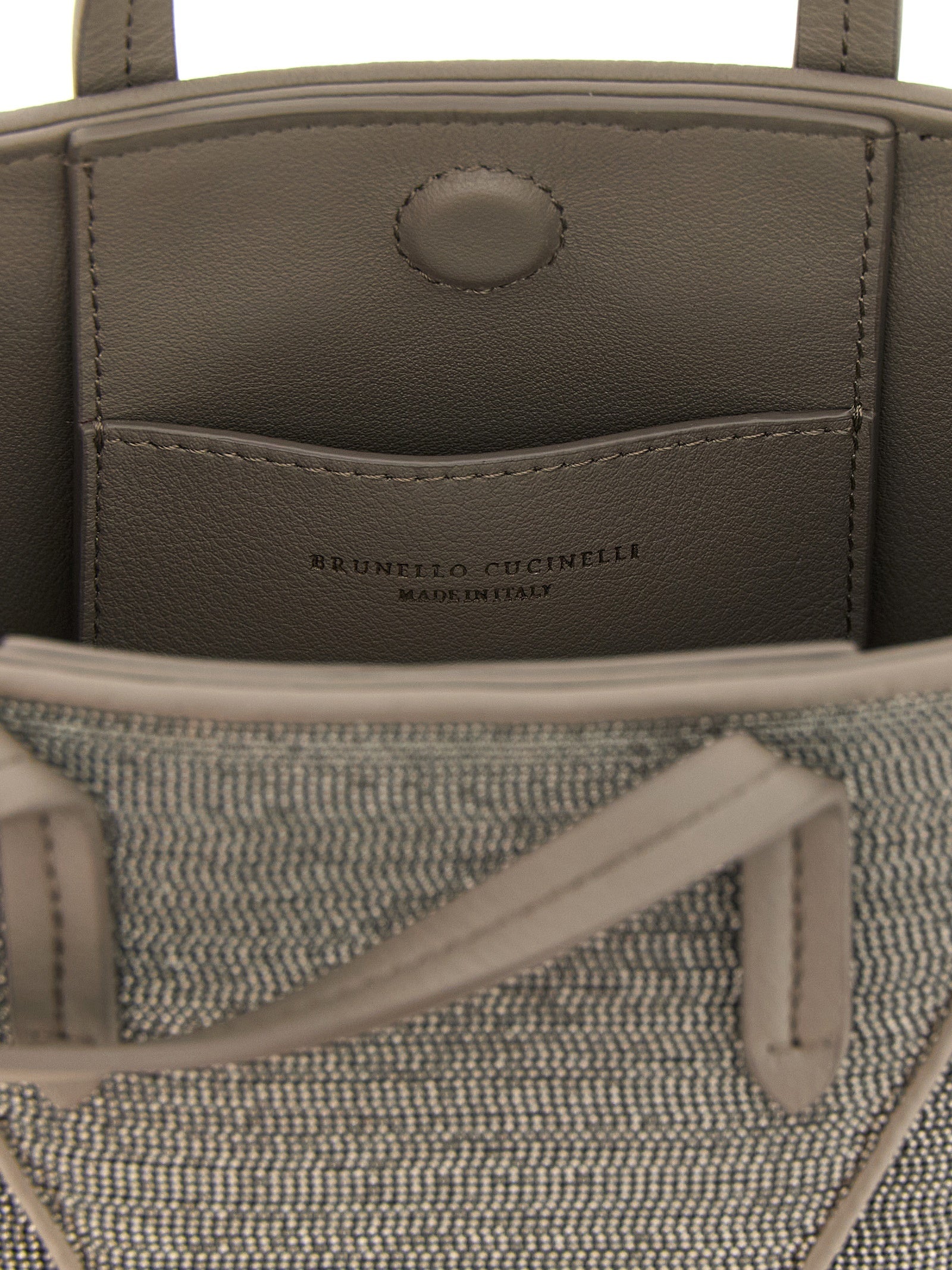 Brunello Cucinelli BC Duo Precious Mini Bag - Grey