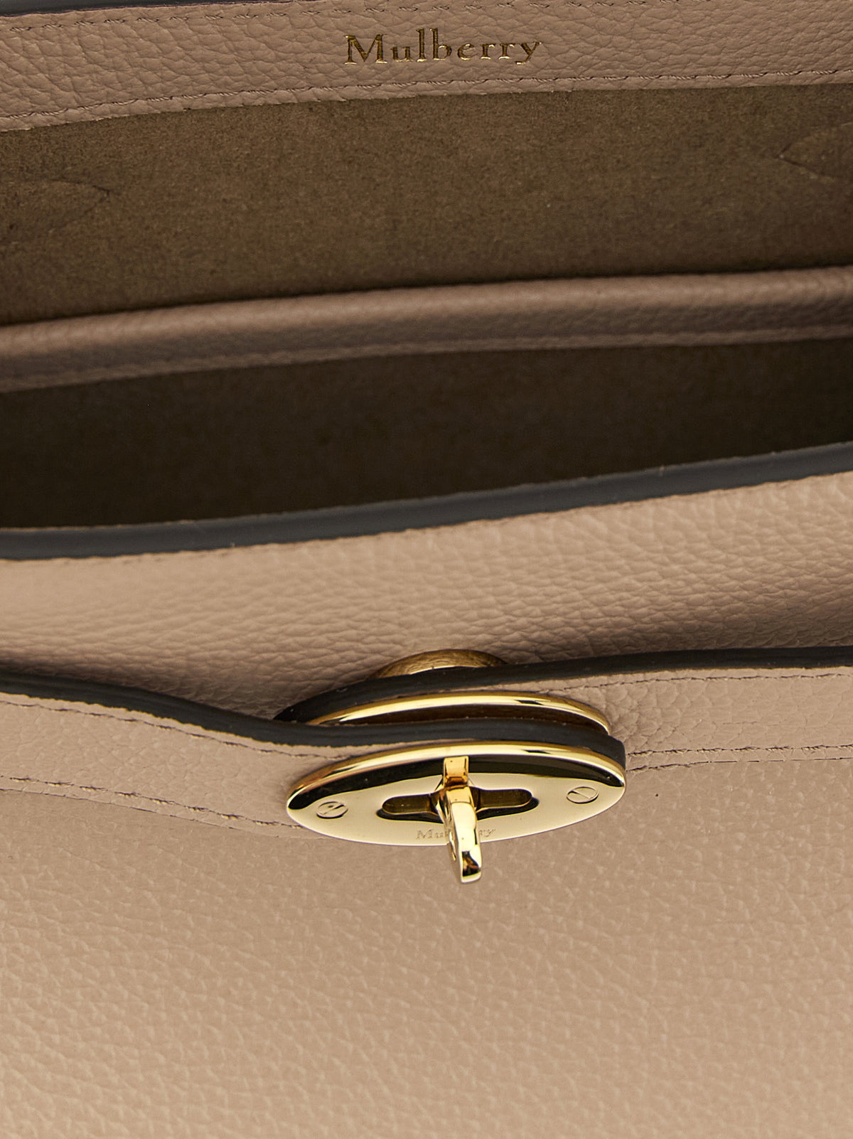 Mulberry Islington Small Bucket Bag - Cashmere Taupe Classic Grain
