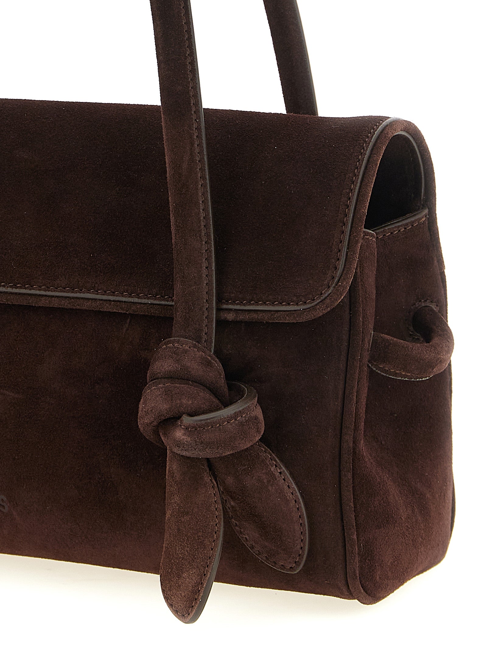 Jacquemus Le Turismo Long Soft-Structured Shoulder Bag - Dark Brown Suede