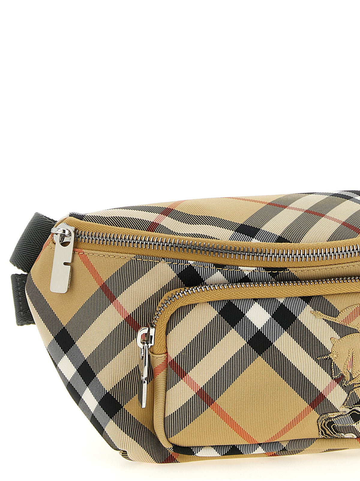 Burberry Check Small Belt Bag - Sand Beige