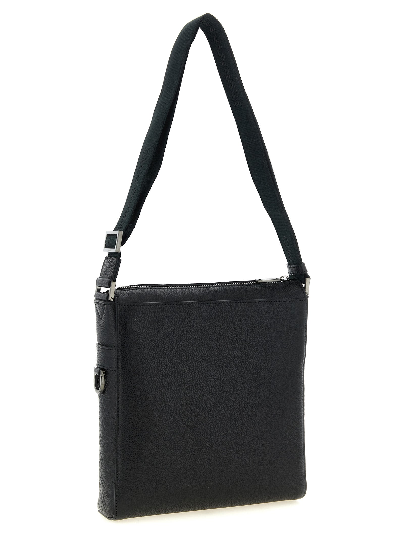 Ferragamo Monogram Messenger Bag - Black
