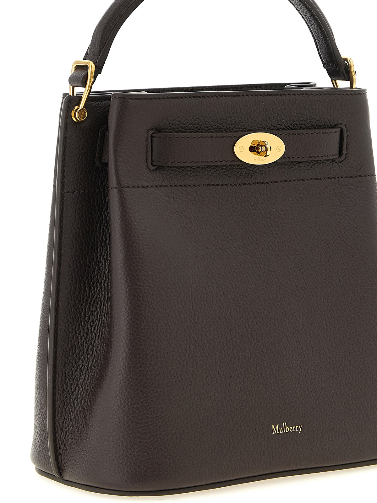 Mulberry Islington Small Bucket Bag - Ebony Classic Grain