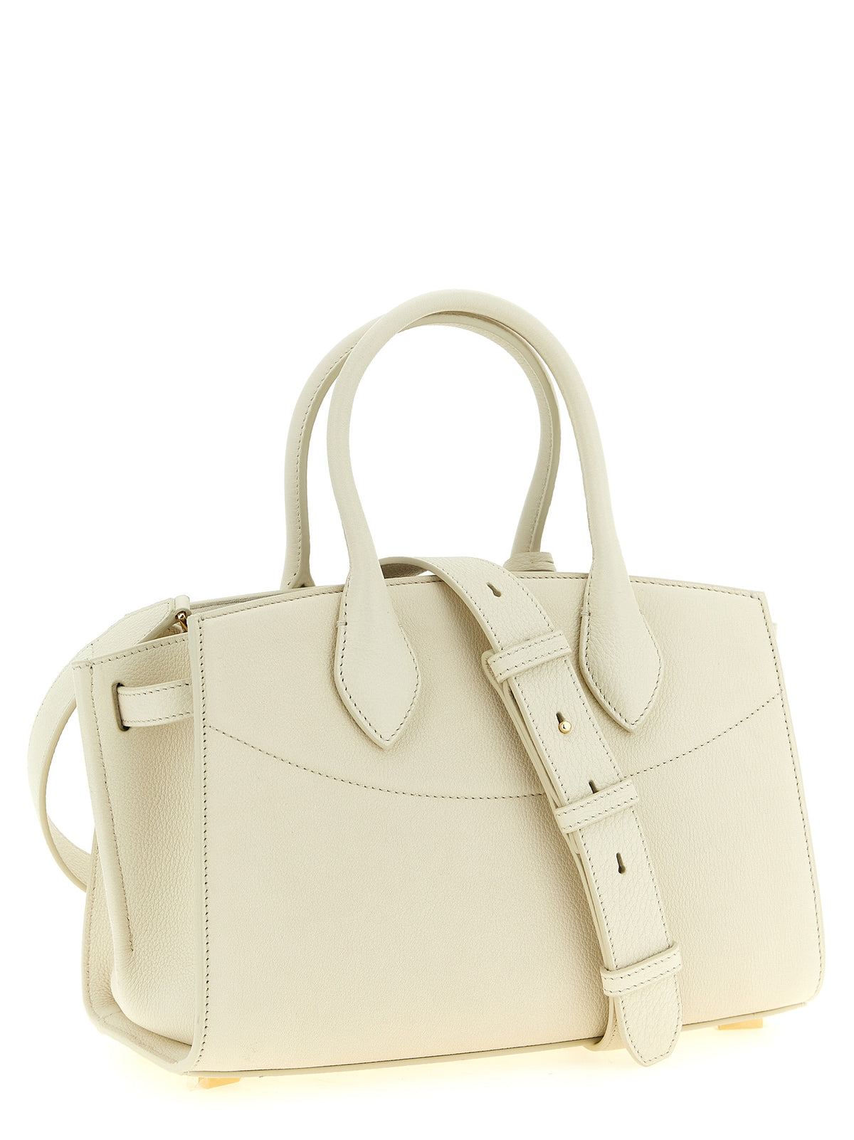 Ferragamo New Studio Medium Soft Bag - Mascarpone