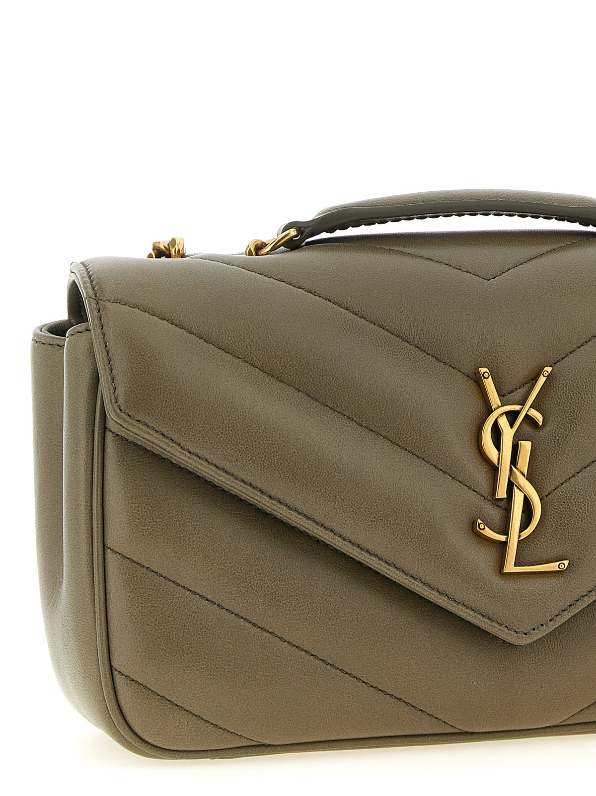Saint Laurent Loulou Small Shoulder Bag - Strong Moss