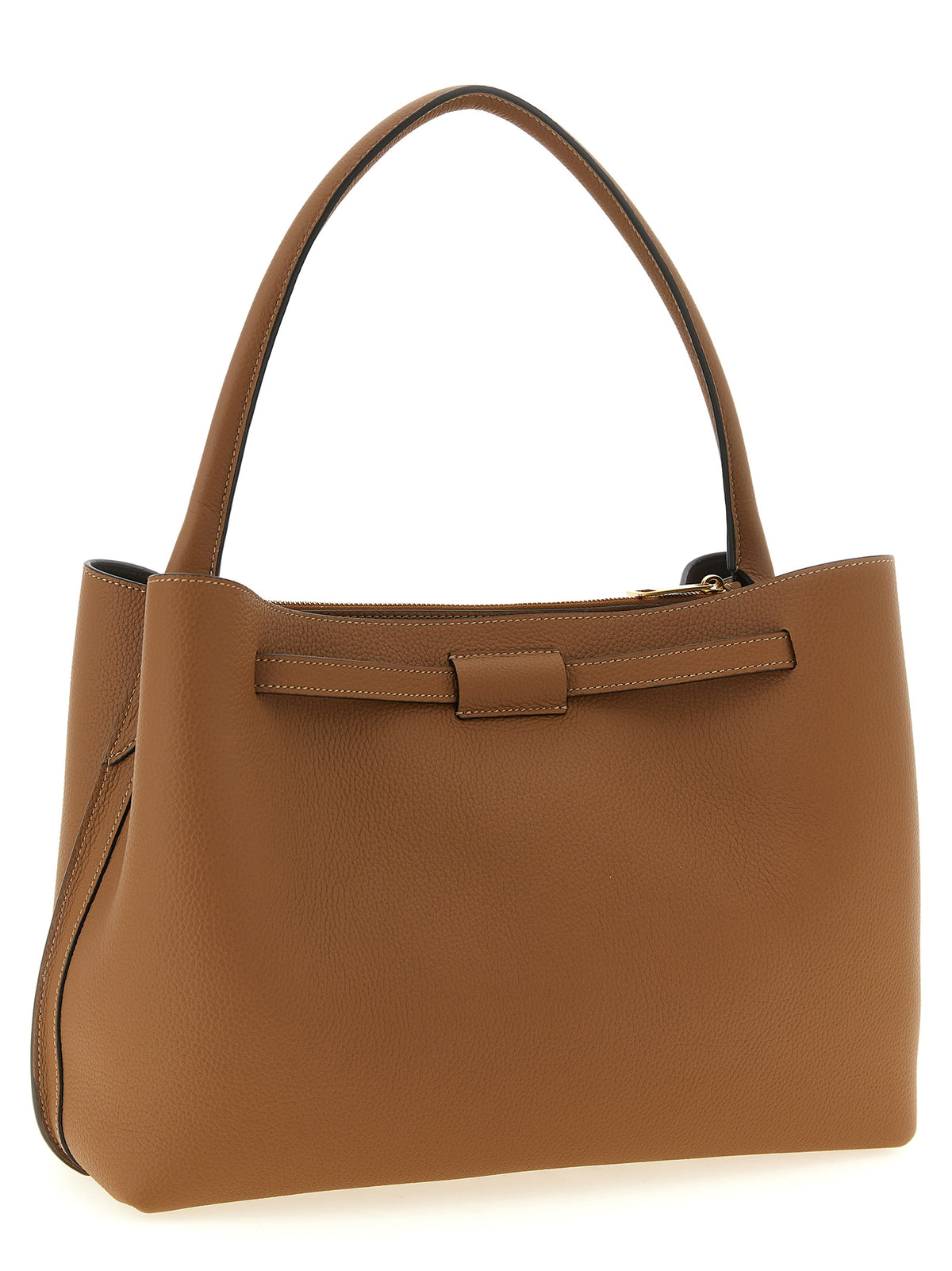 Tod's T Signature Small Handbag - Brown Leather