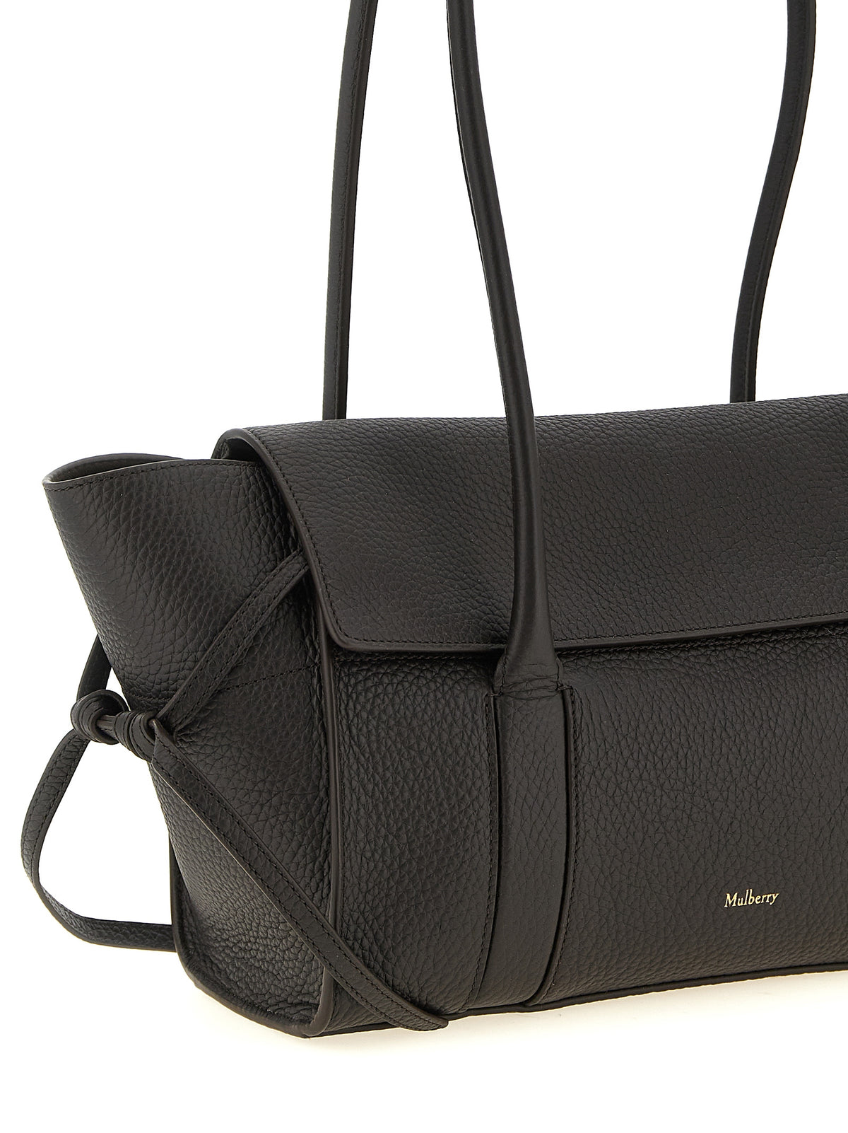 Mulberry Small Soft Bayswater - Ebony Heavy Grain