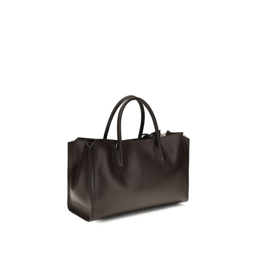 Givenchy Antigona Catchall Medium Bag - Chocolate Shiny Grained Leather
