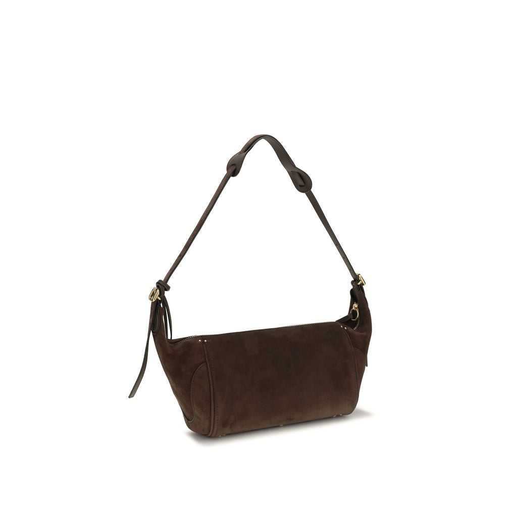 Chloé Paddington Crossbody Bag - Kohl Brown Suede
