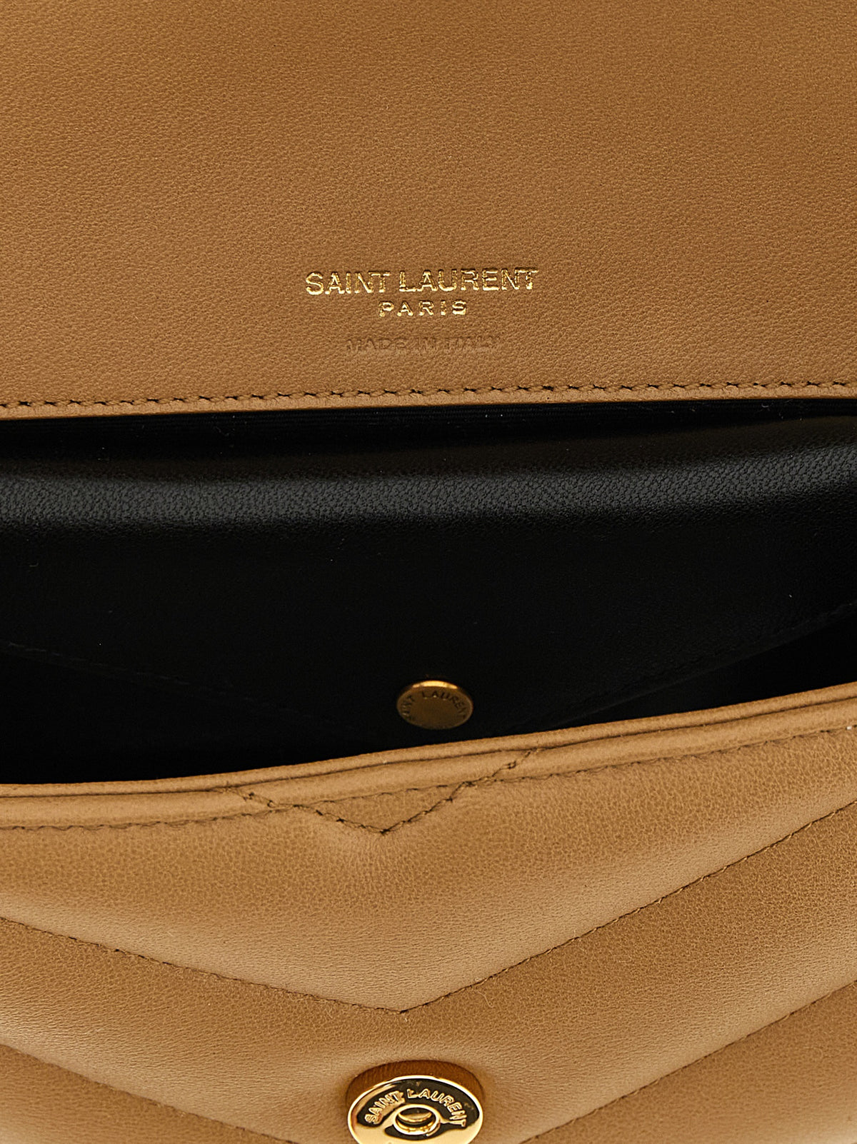 Saint Laurent Loulou Mini Shoulder Bag - Natural Tan