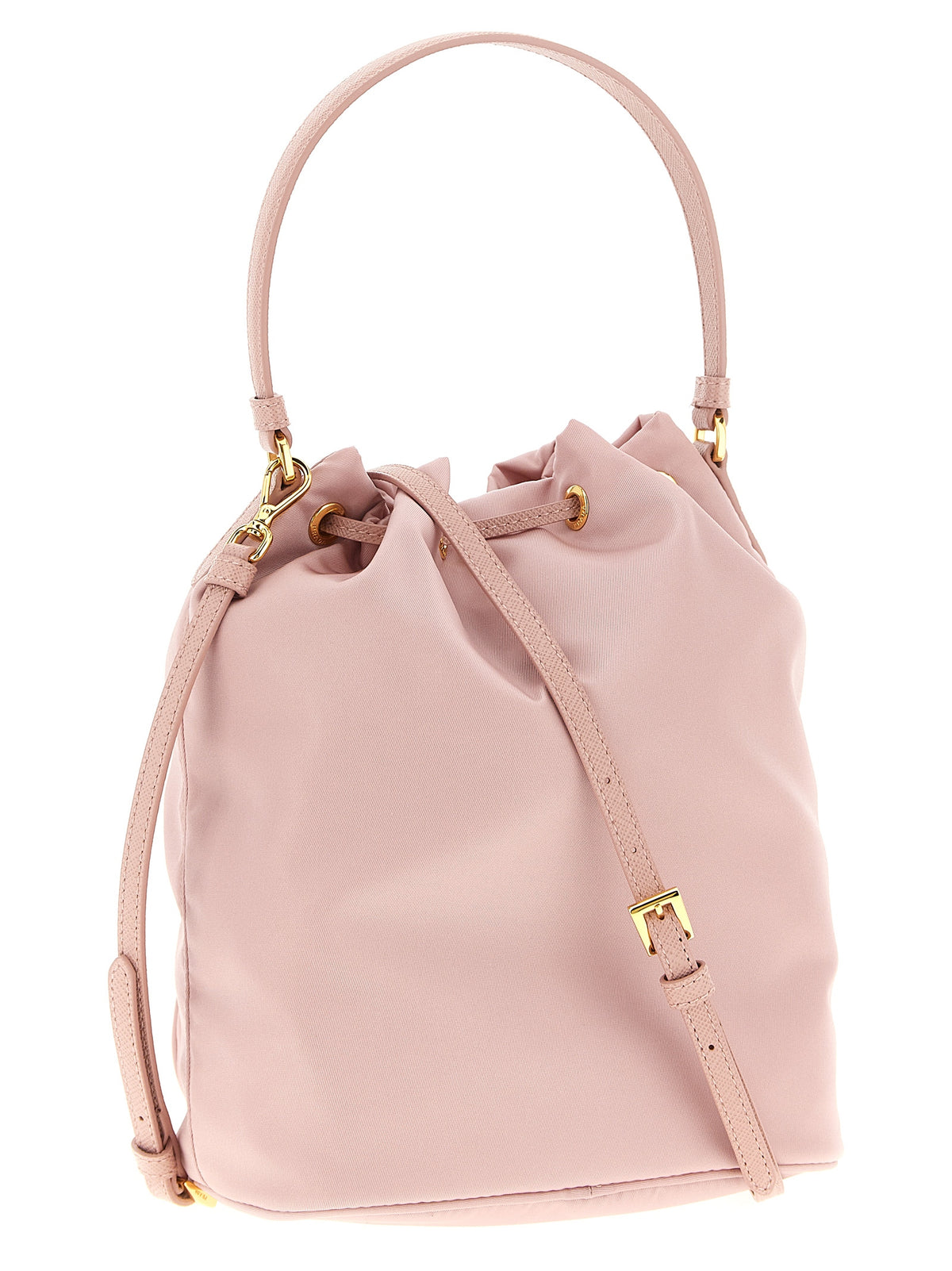 Prada Duet Re-Nylon Bucket Bag - Peach