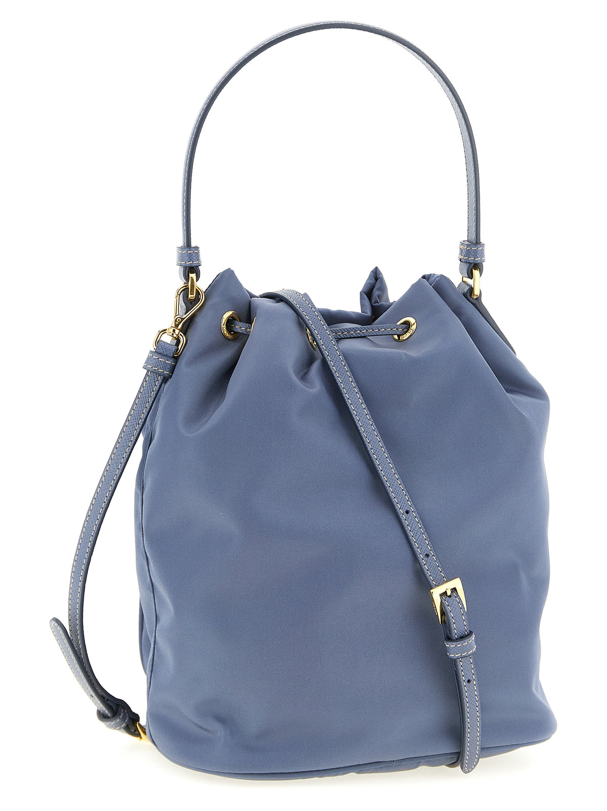 Prada Duet Re-Nylon Bucket Bag - Aviation Blue