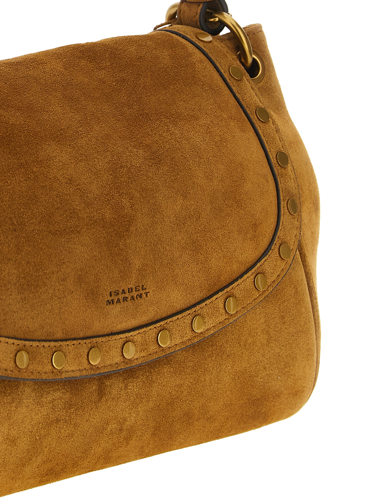 Isabel Marant Chany M Bag - Cognac Suede